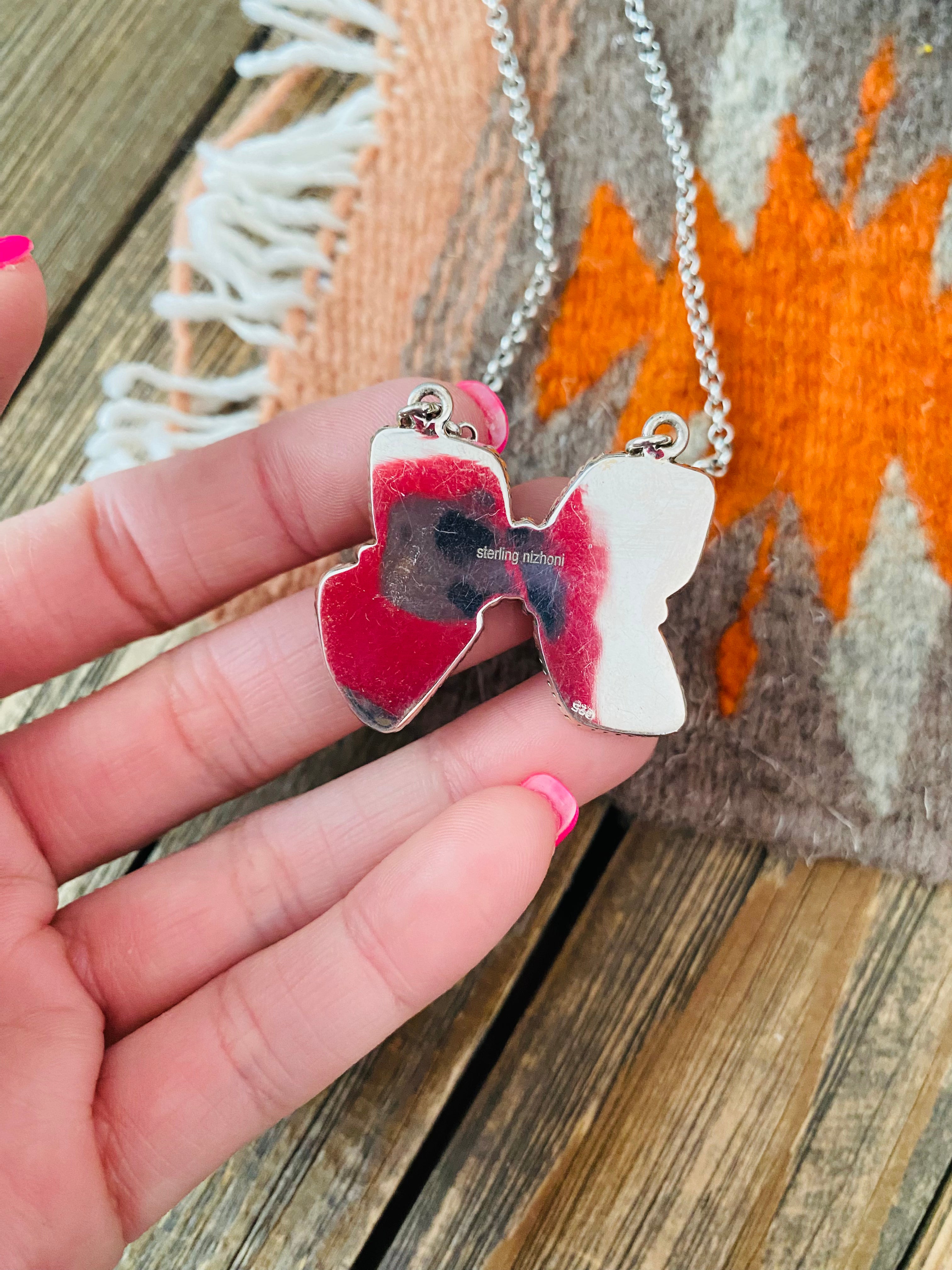 Handmade Sterling Silver & Turquoise Necklace