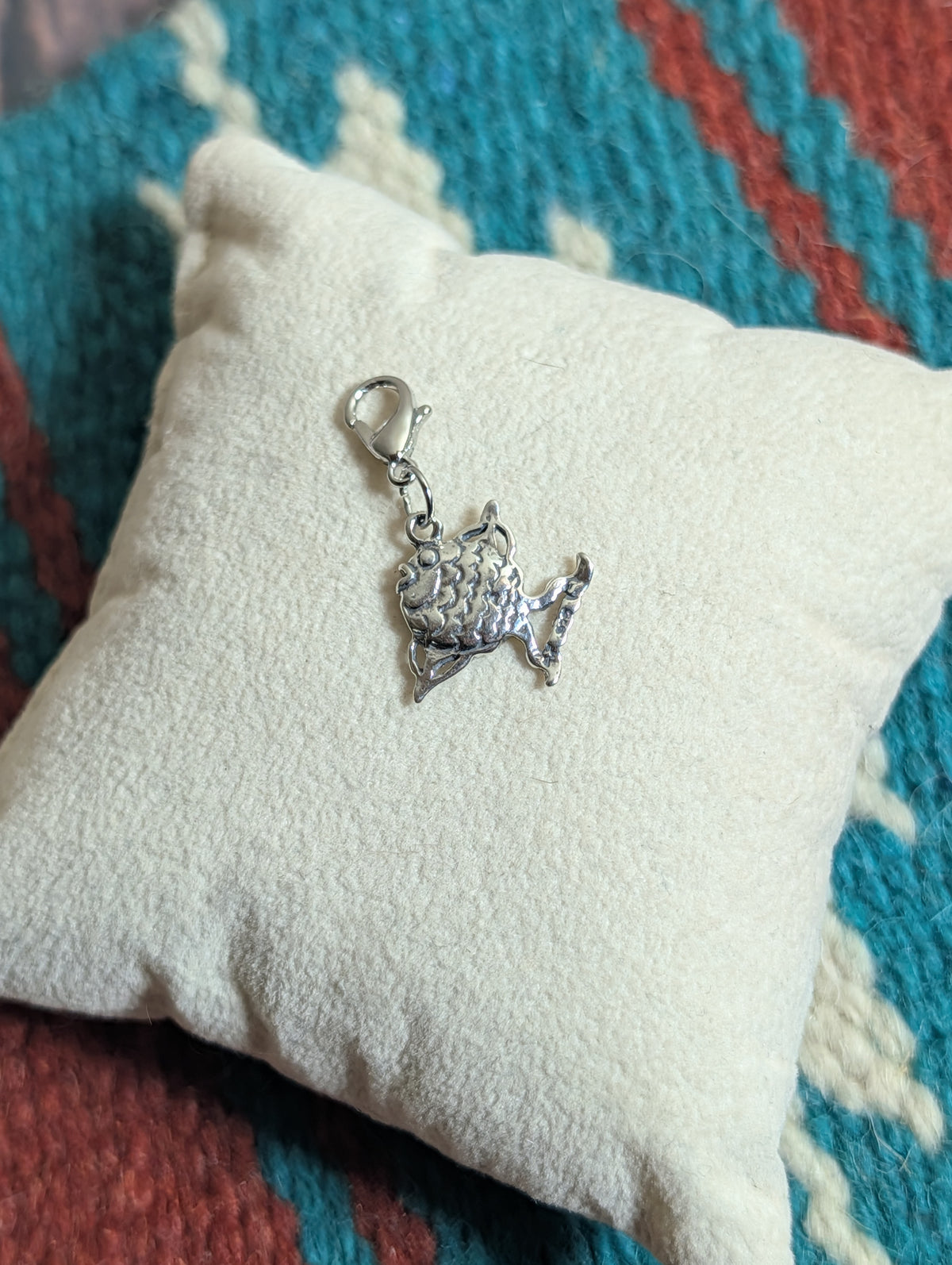 Angelfish Charm Sterling Silver