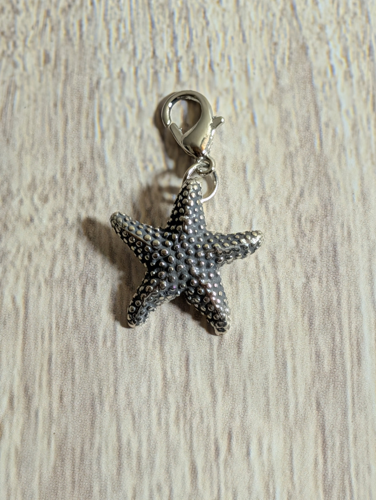 Handcrafted StarFish Ocean Charm Sterling Silver