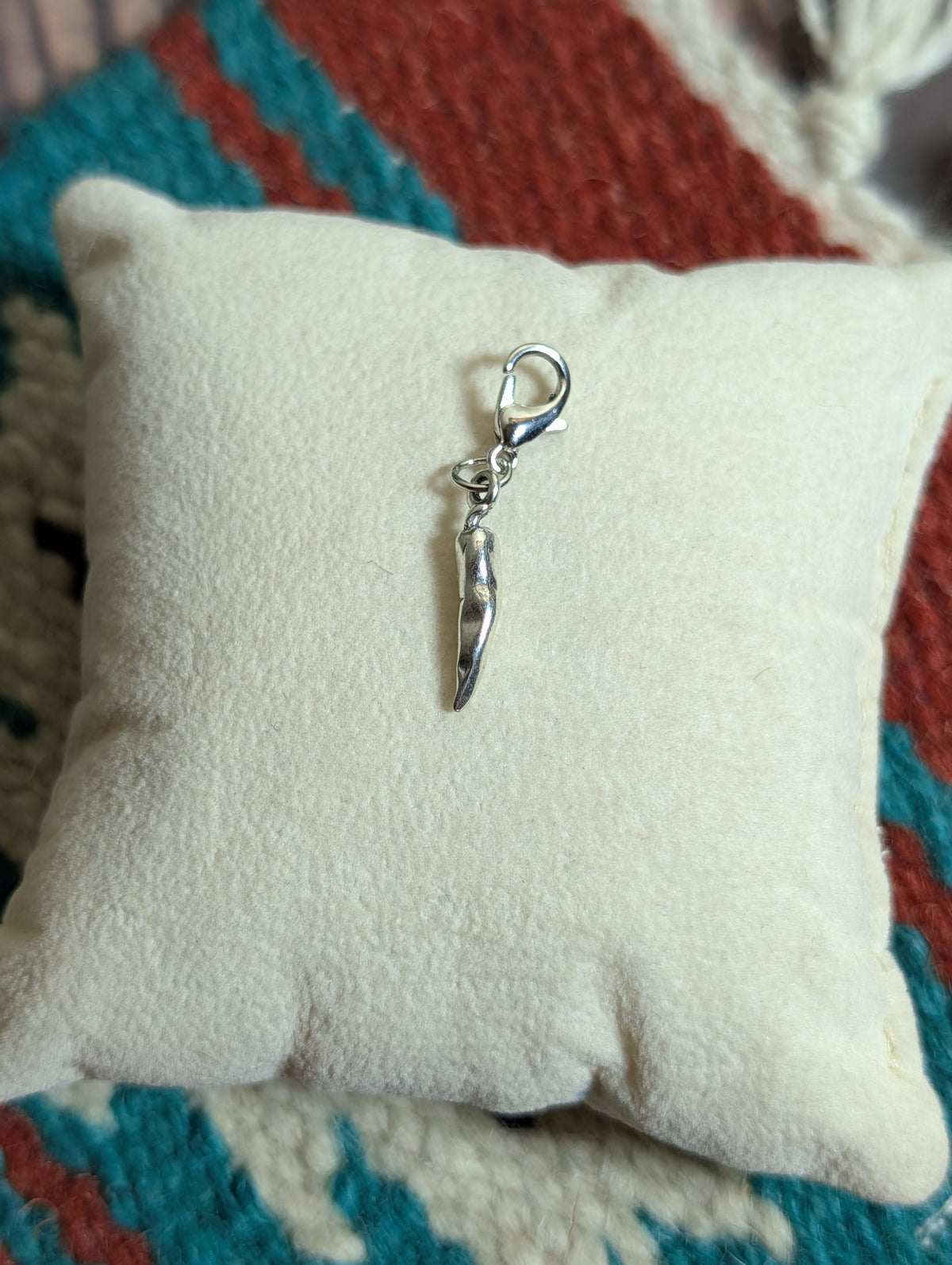 Handcrafted Chilli Pepper Charm Sterling Silver