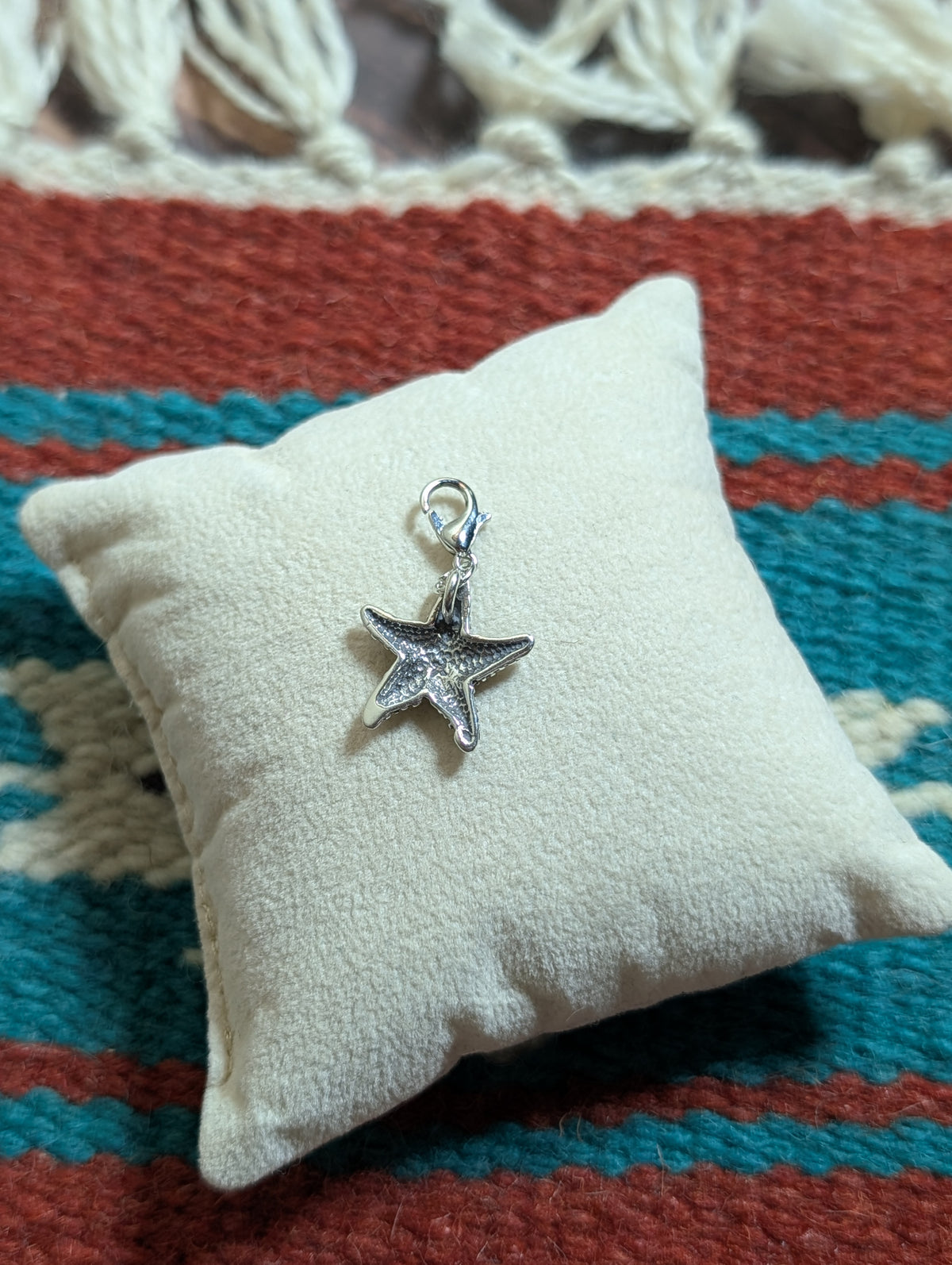 Handcrafted StarFish Ocean Charm Sterling Silver