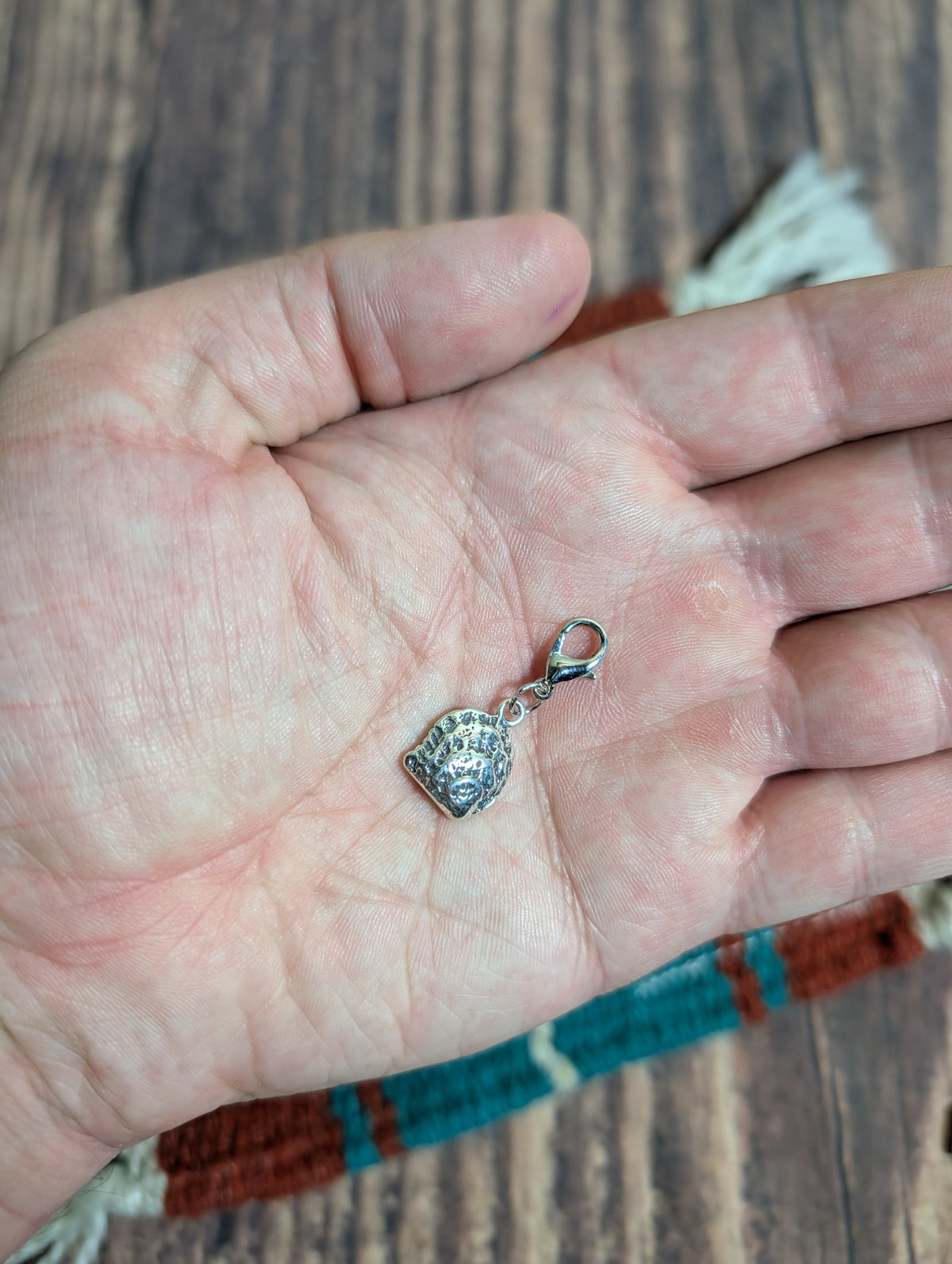 Handcrafted Clam Shell Ocean Oyster Charm Sterling Silver