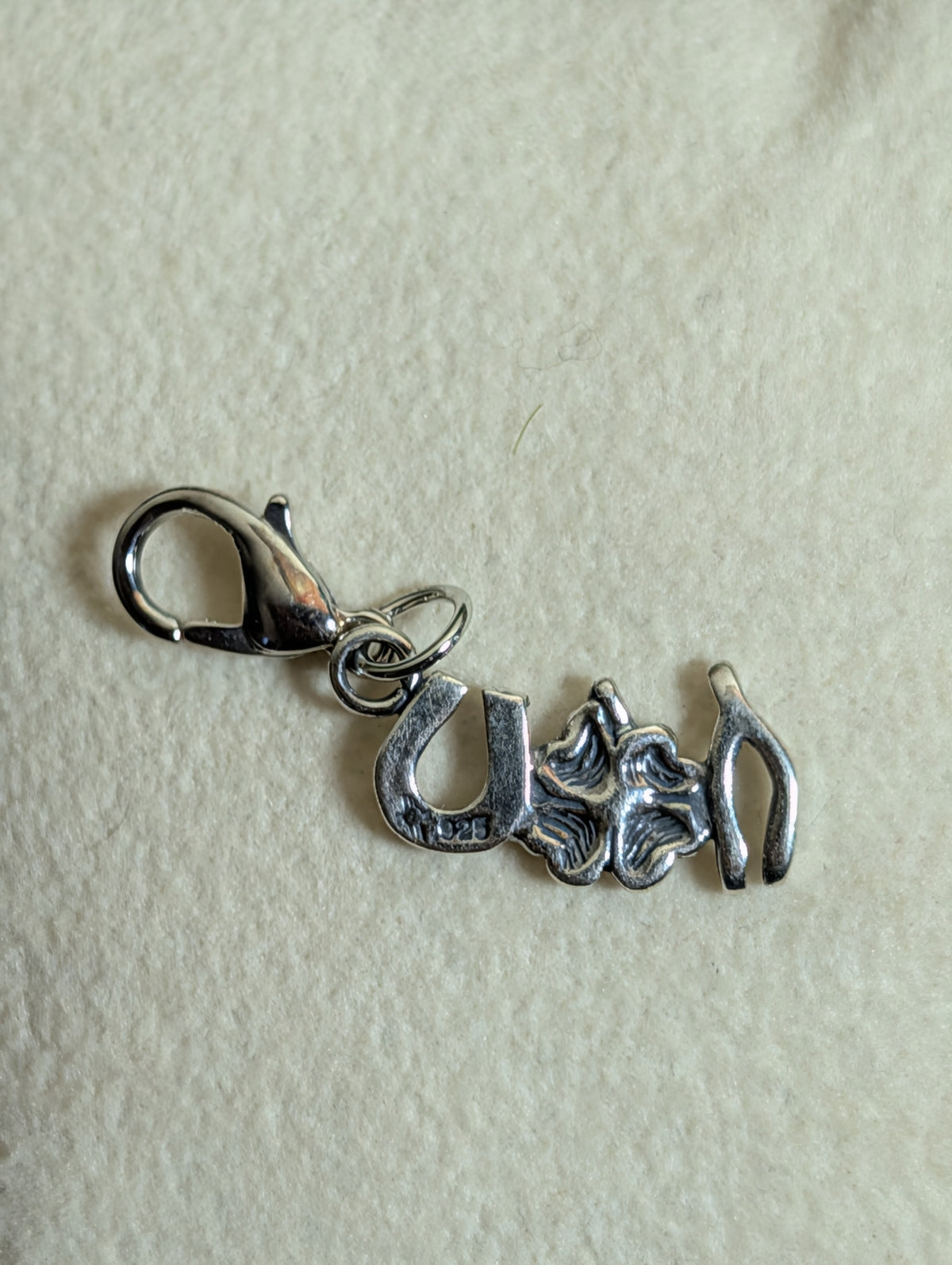 Handcrafted Good Luck Charm Sterling Silver