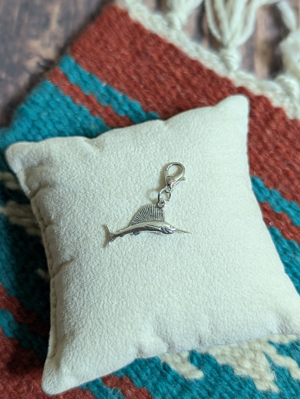 Handcrafted SailFish Marlin Ocean Charm Sterling Silver