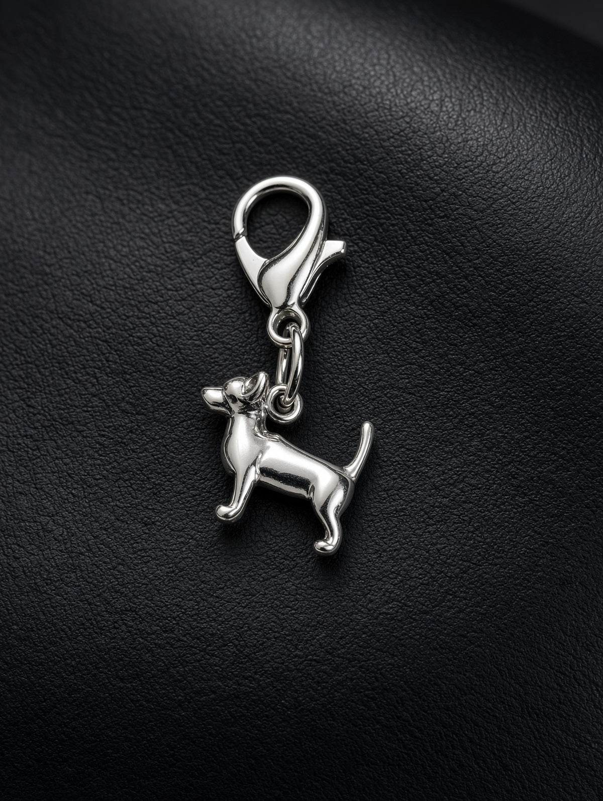 Handcrafted Mini Chihuahua Dog Charm Sterling Silver
