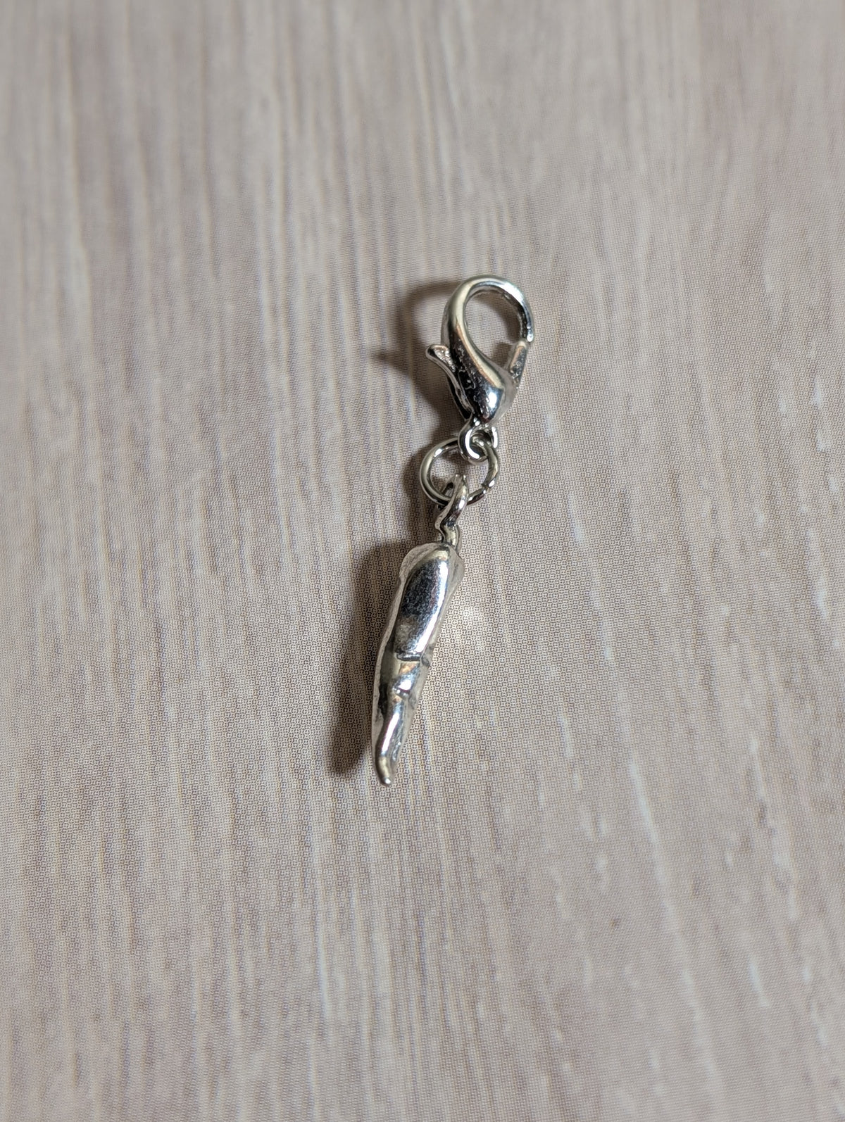 Handcrafted Chilli Pepper Charm Sterling Silver