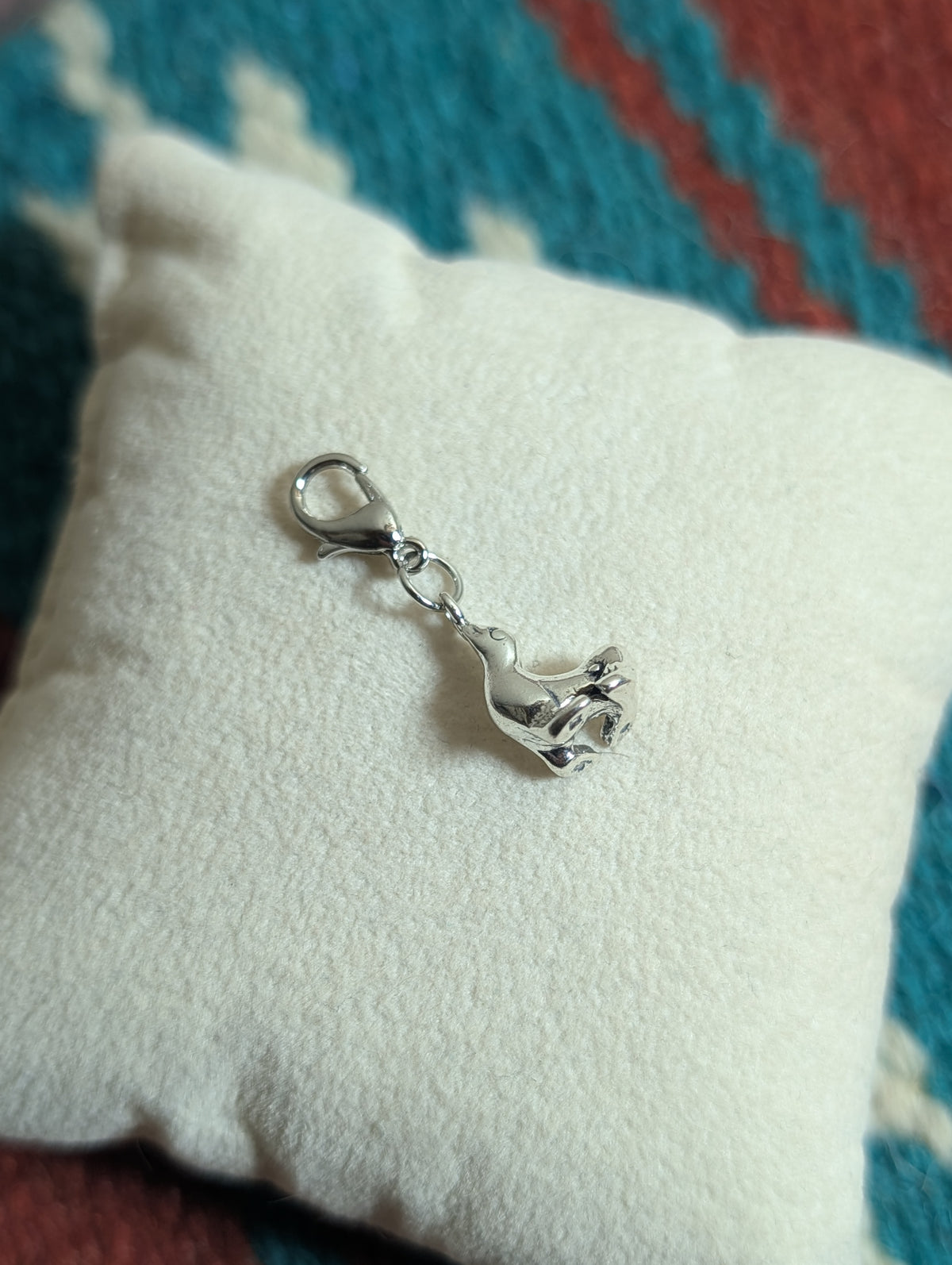 Handcrafted Seal Charm Sterling Silver