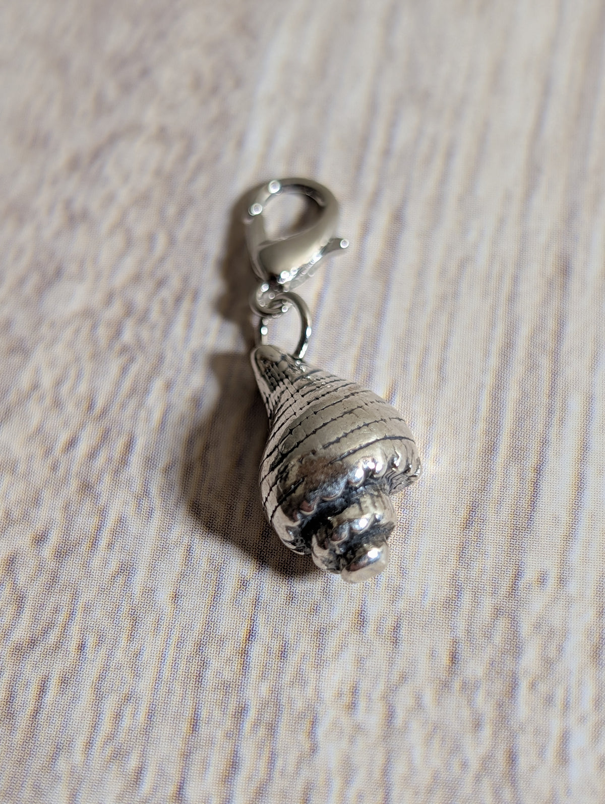 Handcrafted Sea Shell Ocean Charm Sterling Silver