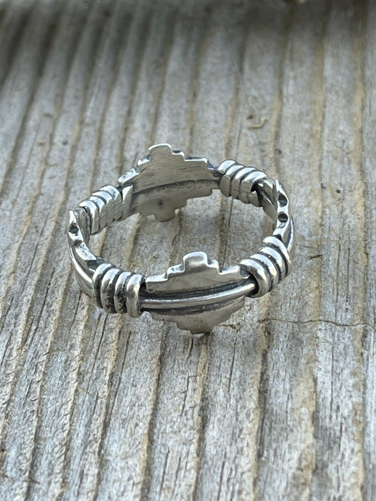 Navajo Sterling Silver Traditional Southwest Ring