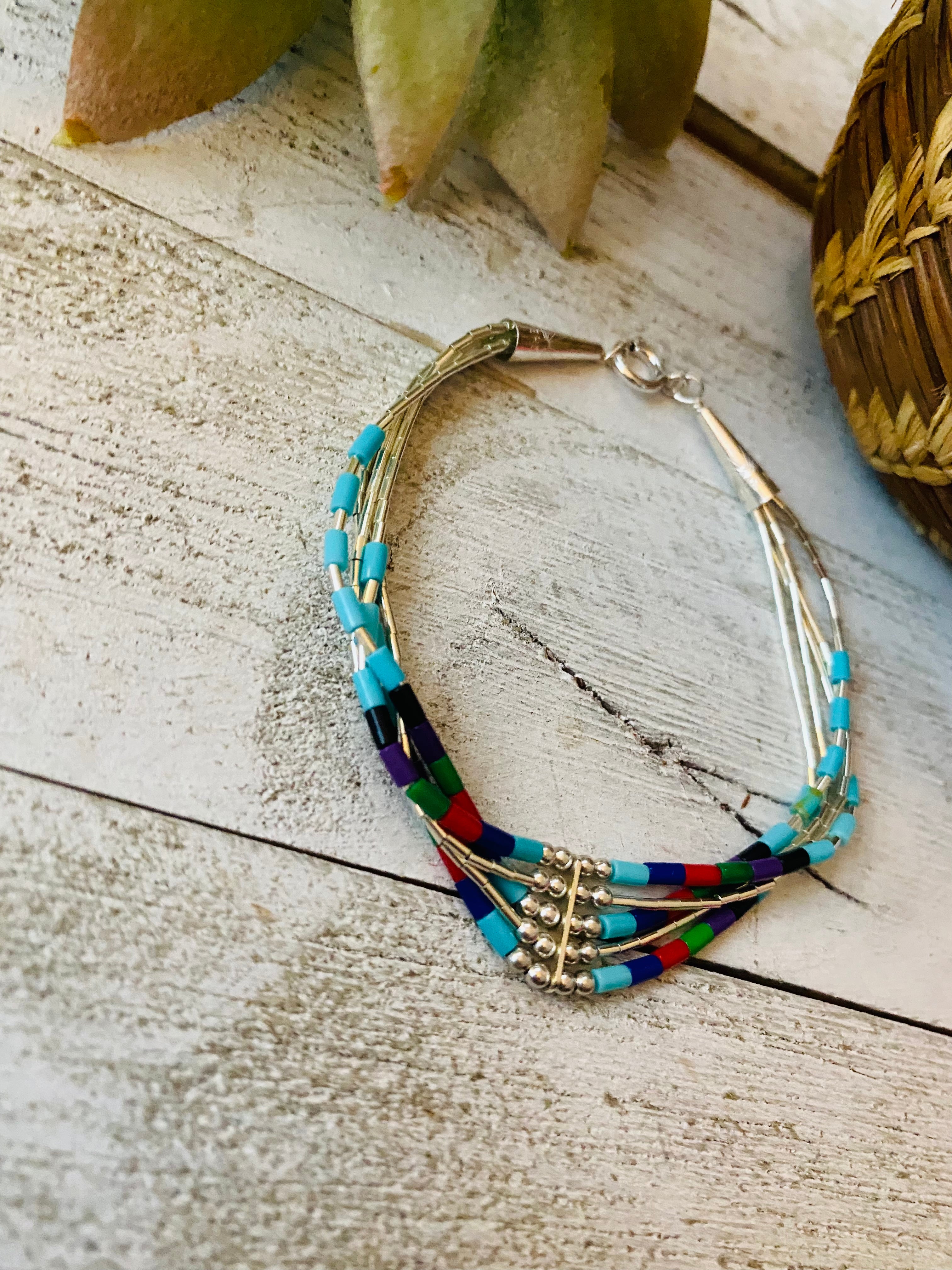 NATIVE AMERICAN BEADED BRACELET BY CHARLENE JACKSON | The Crow and The  Cactus
