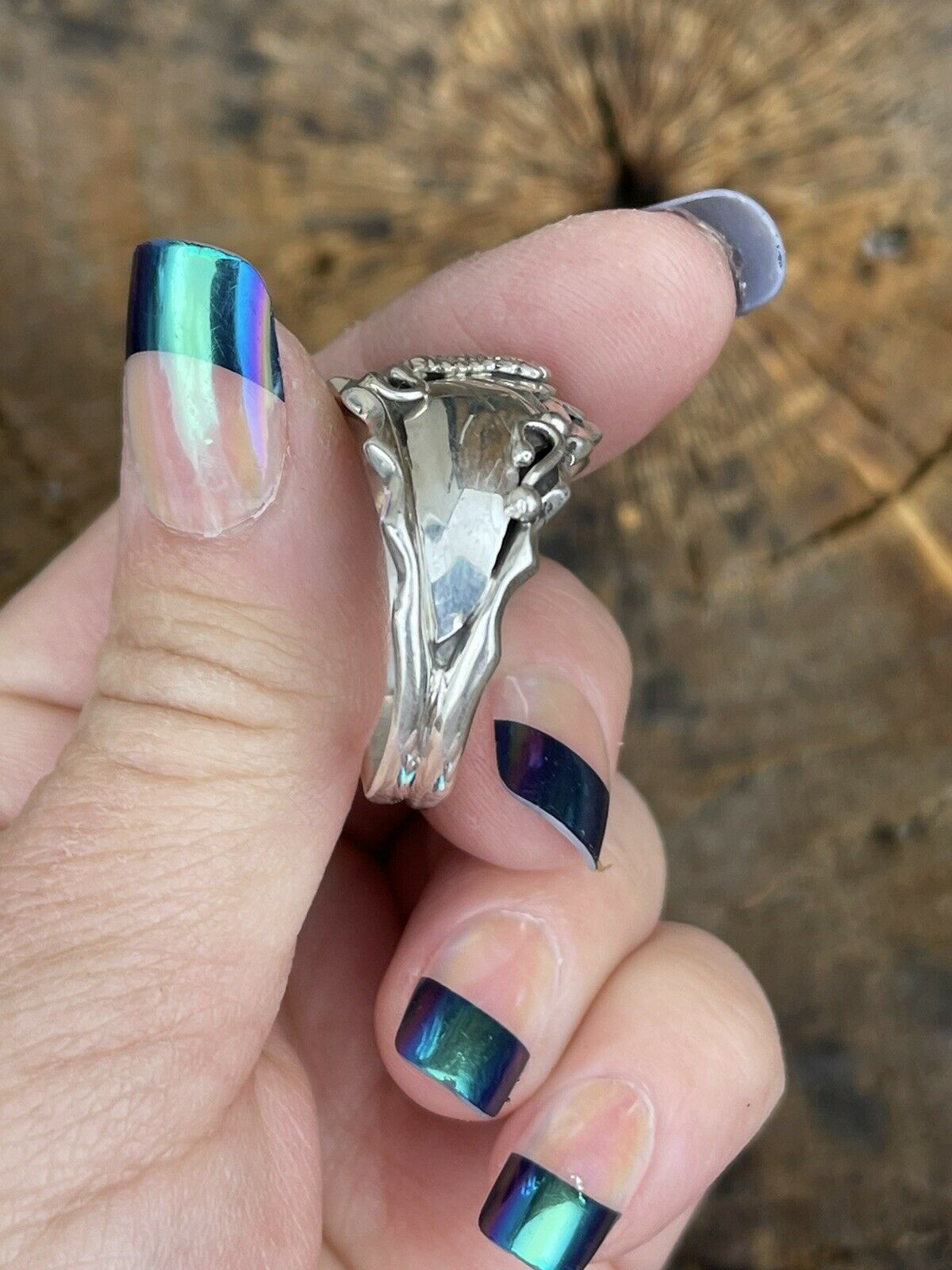 Navajo Sterling Silver Men’s Eagle Ring