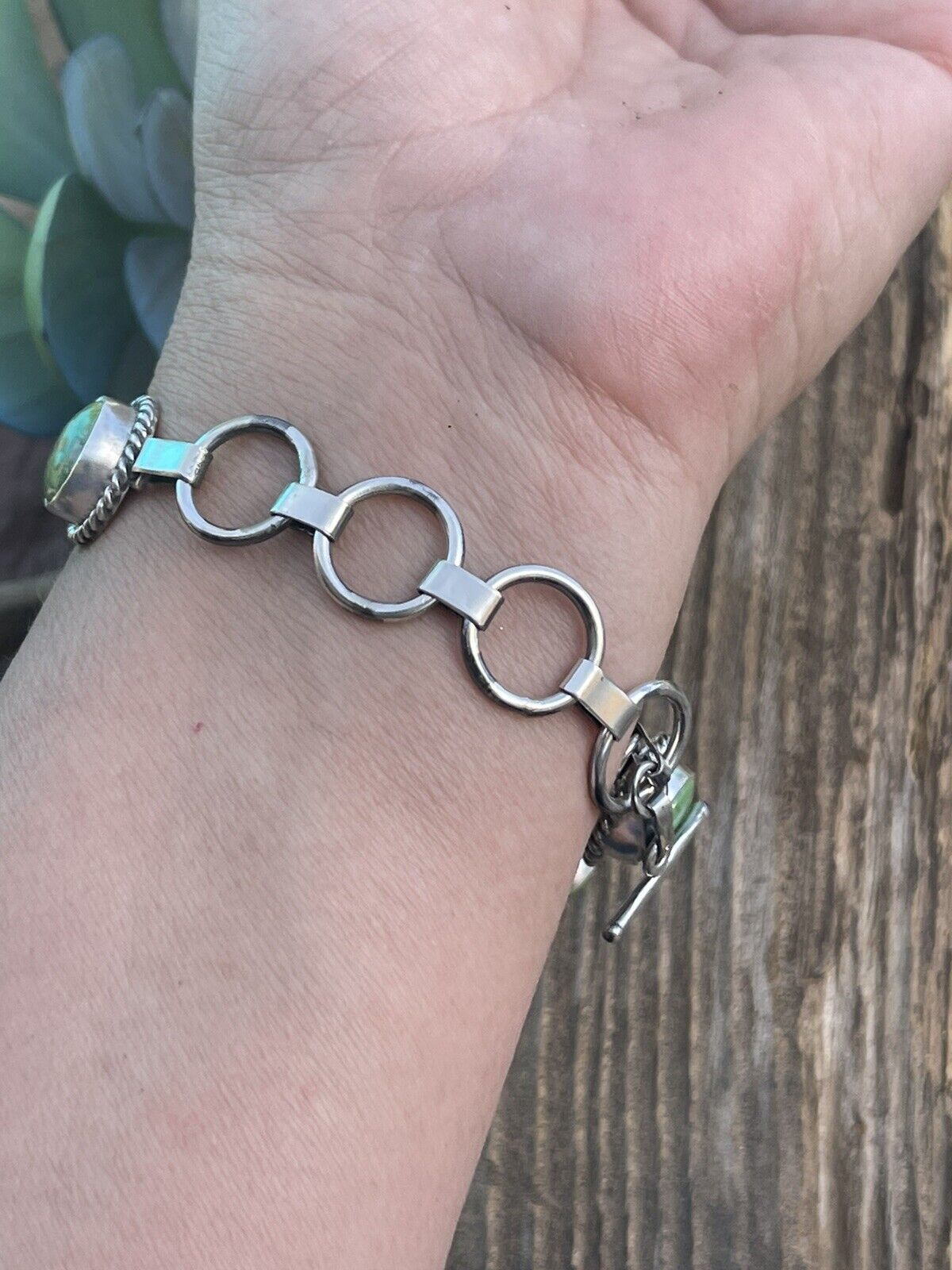 Seaxwolf Jewelry Designs | Sterling Silver Bold Double Link Chain Bracelet