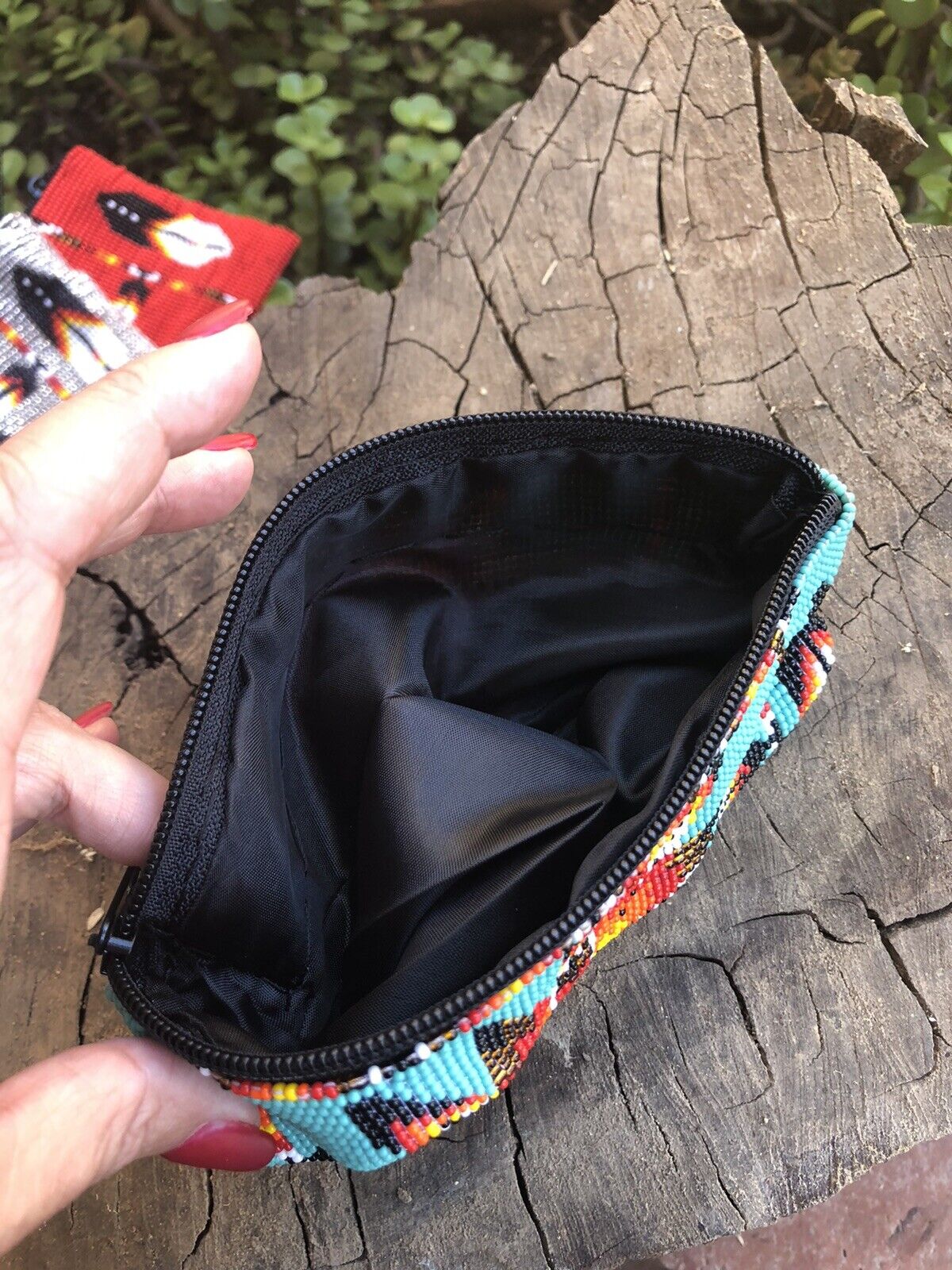 Handmade Southwestern Beaded hand bag