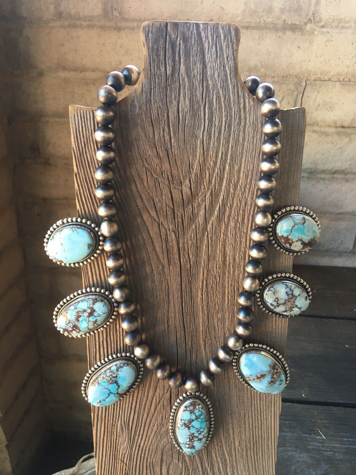 Golden Hills Turquoise Necklace Set By Bea Tom