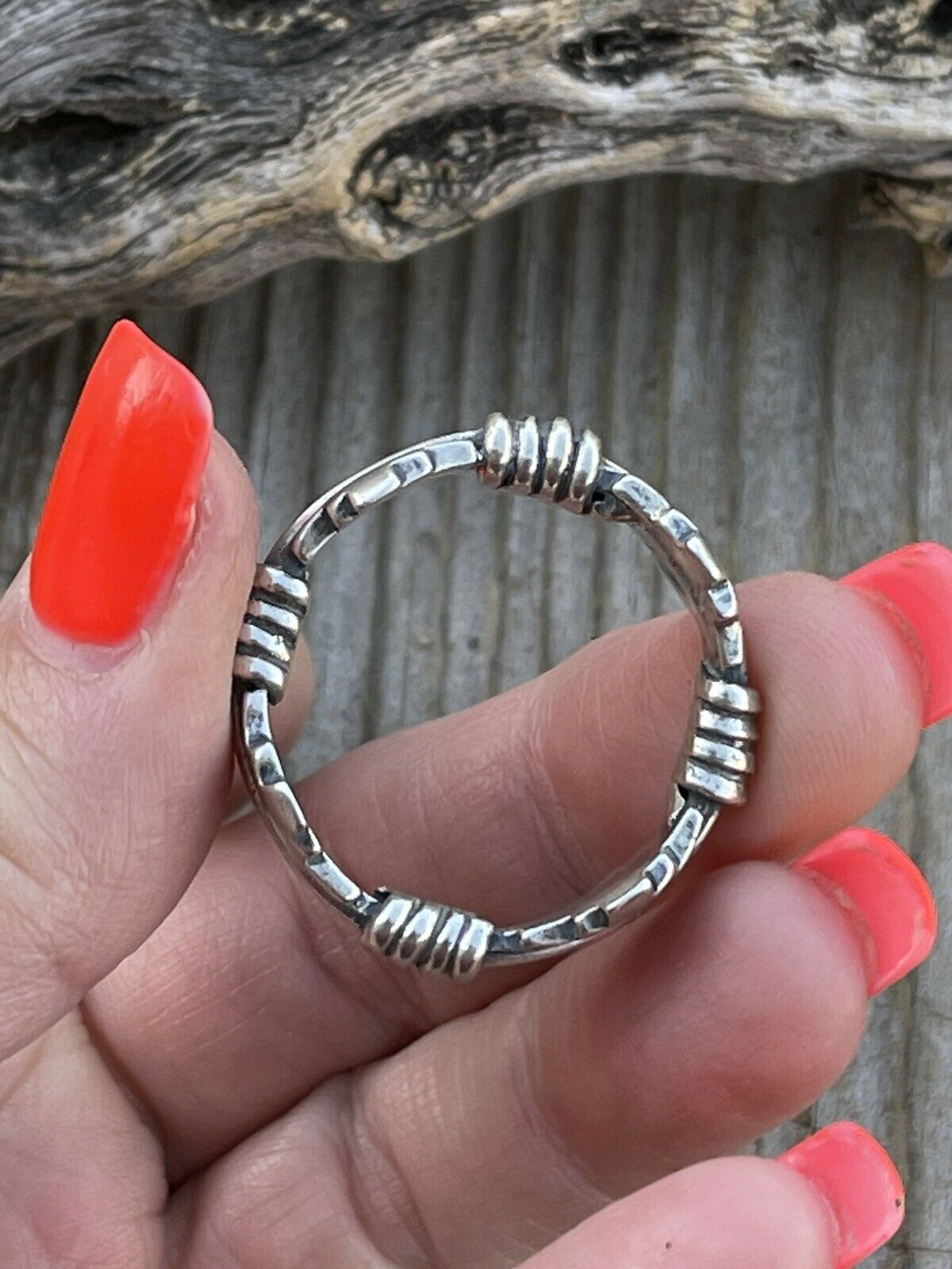 Navajo Sterling Silver Traditional Southwest Ring