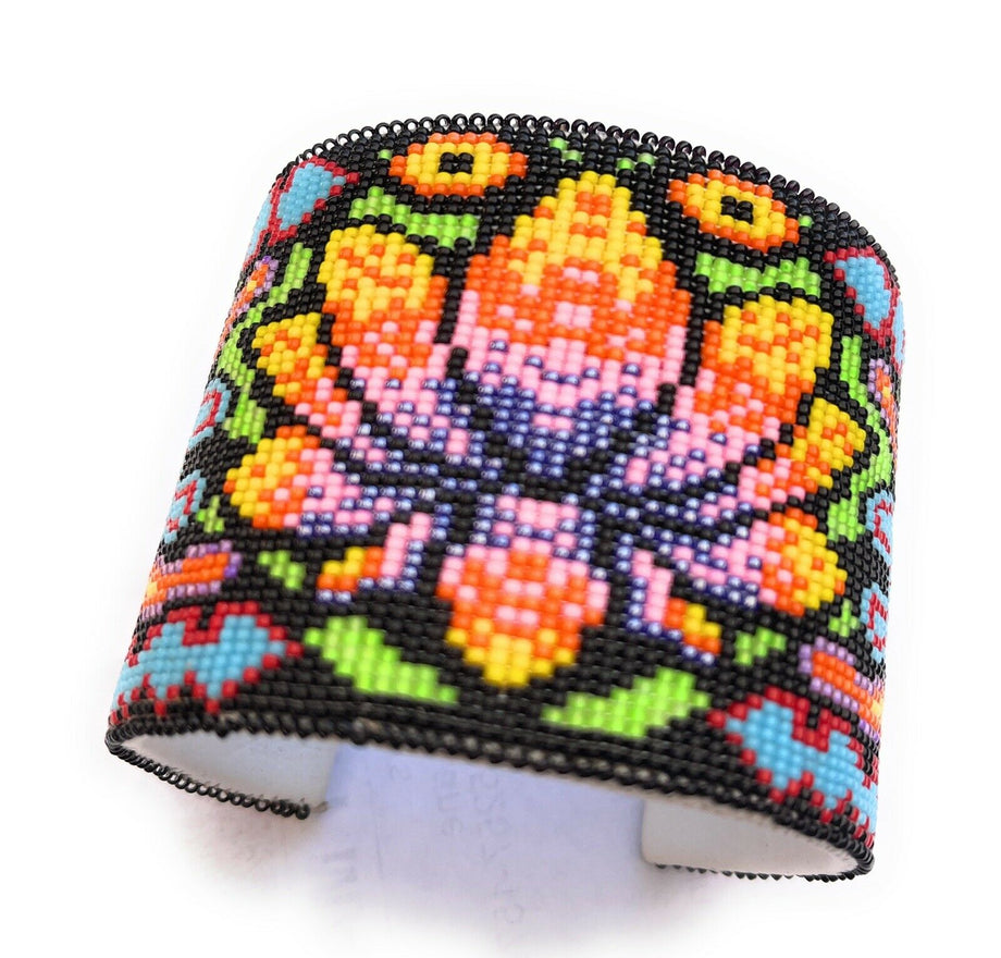 Bead Loom Bracelet Patterns Tribal Ethnic Huichol Set Of 5