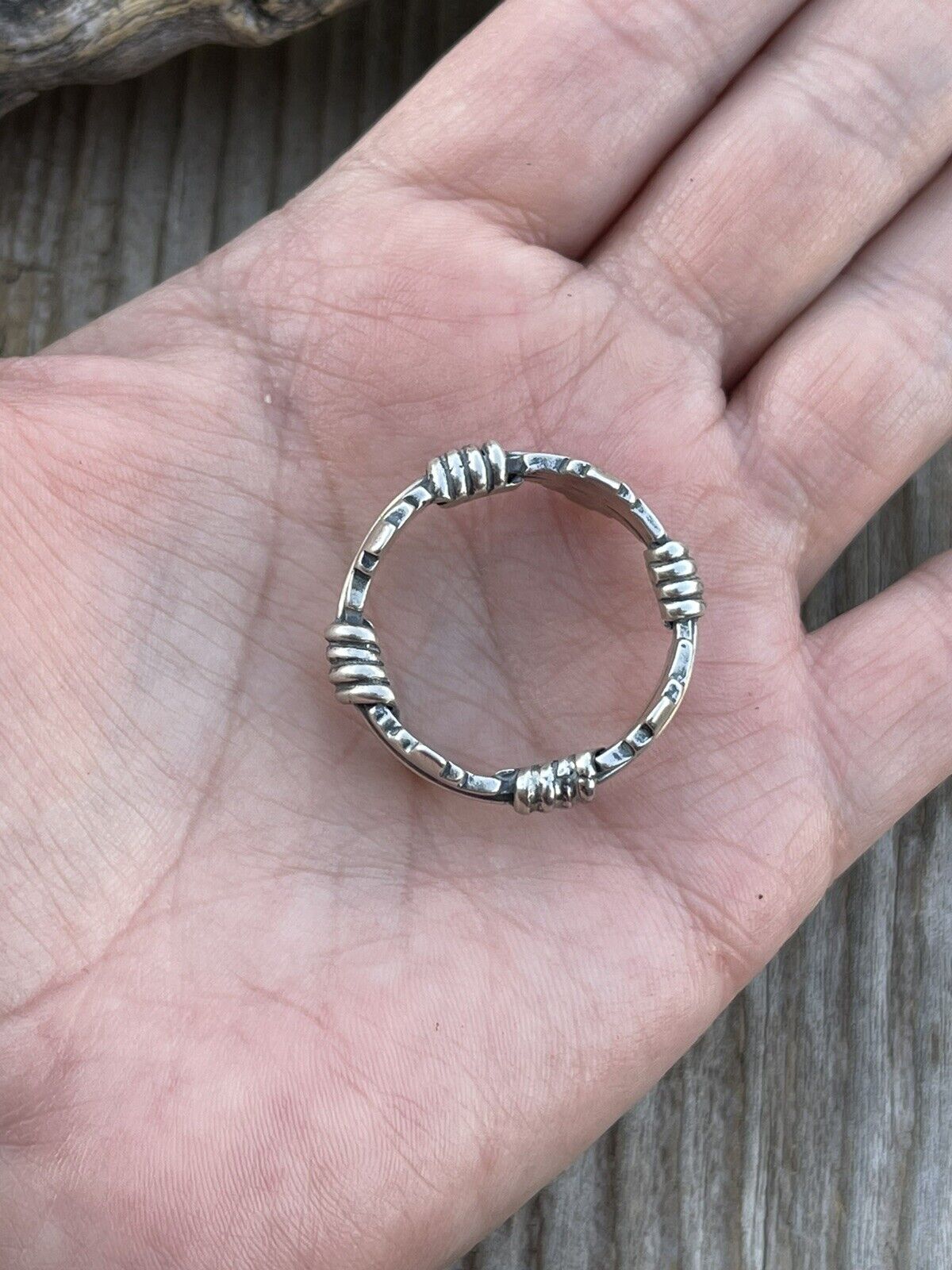 Navajo Sterling Silver Traditional Southwest Ring