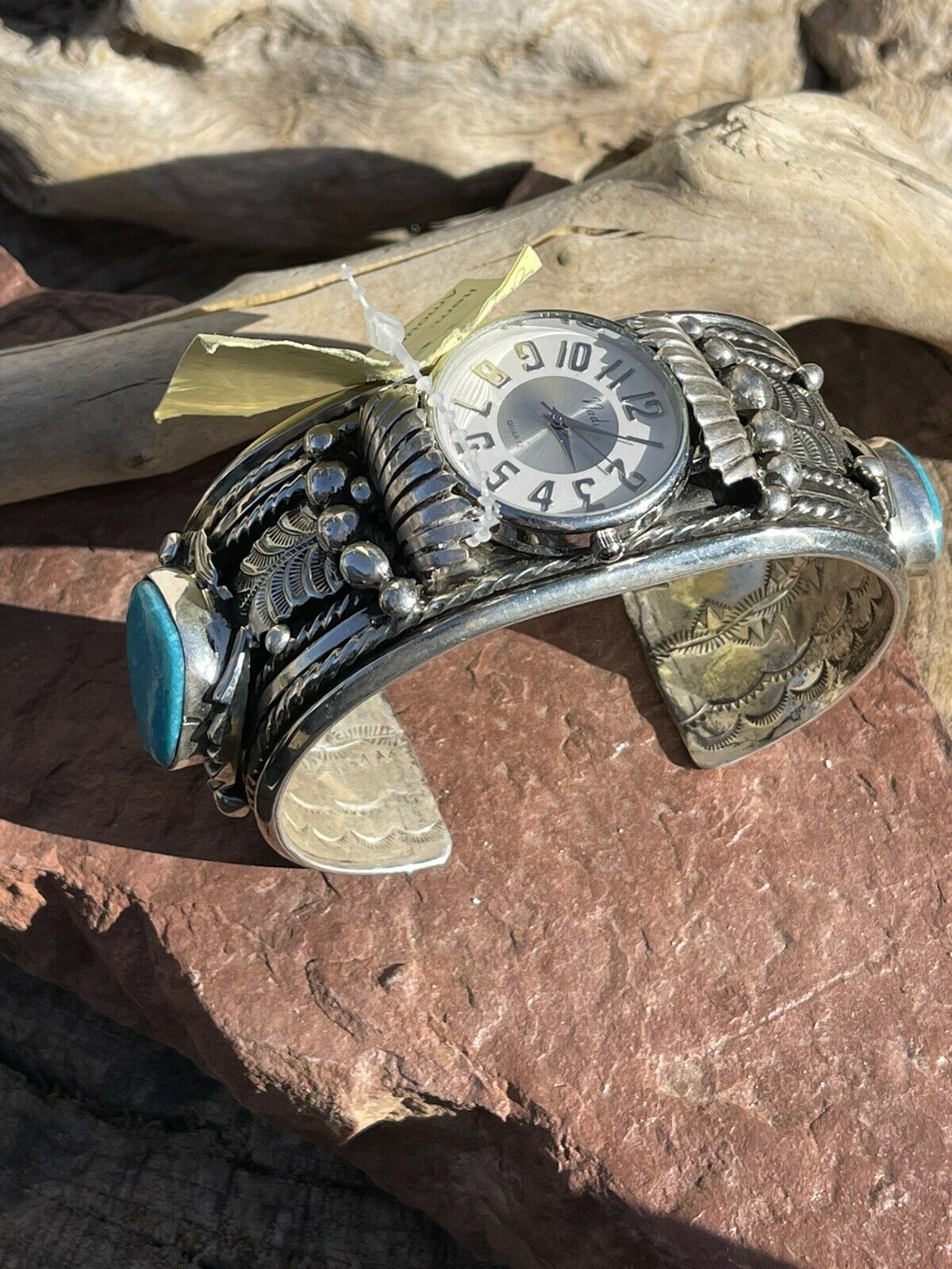 Sterling silver cuff watch sale