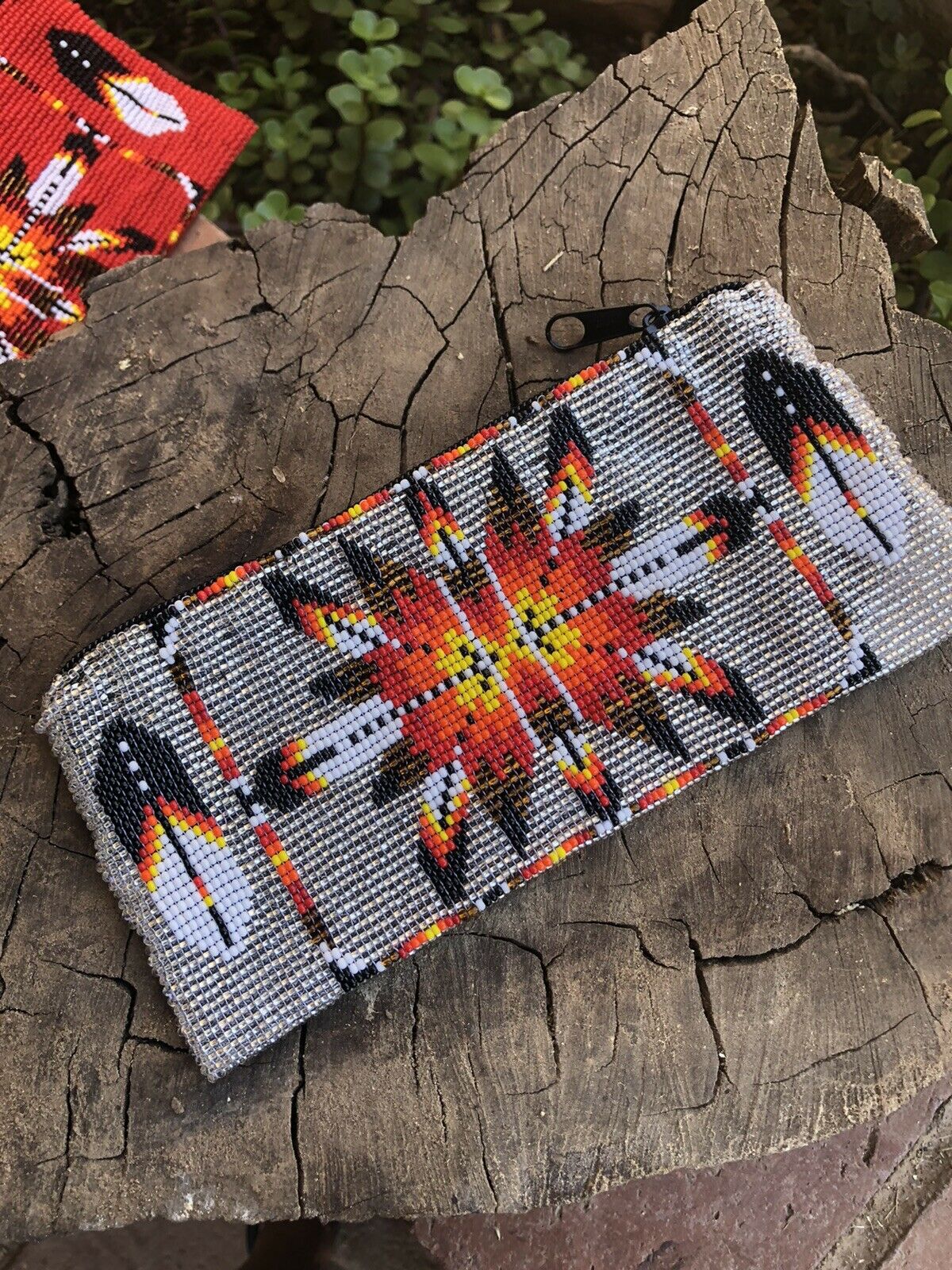 Handmade Southwestern Beaded hand bag