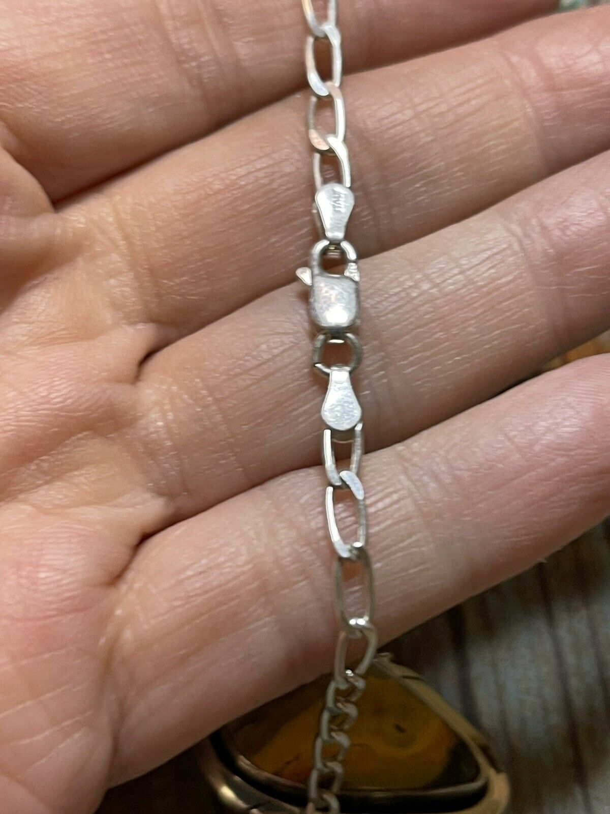 Navajo Bumblebee  & Sterling Silver Lariat Necklace