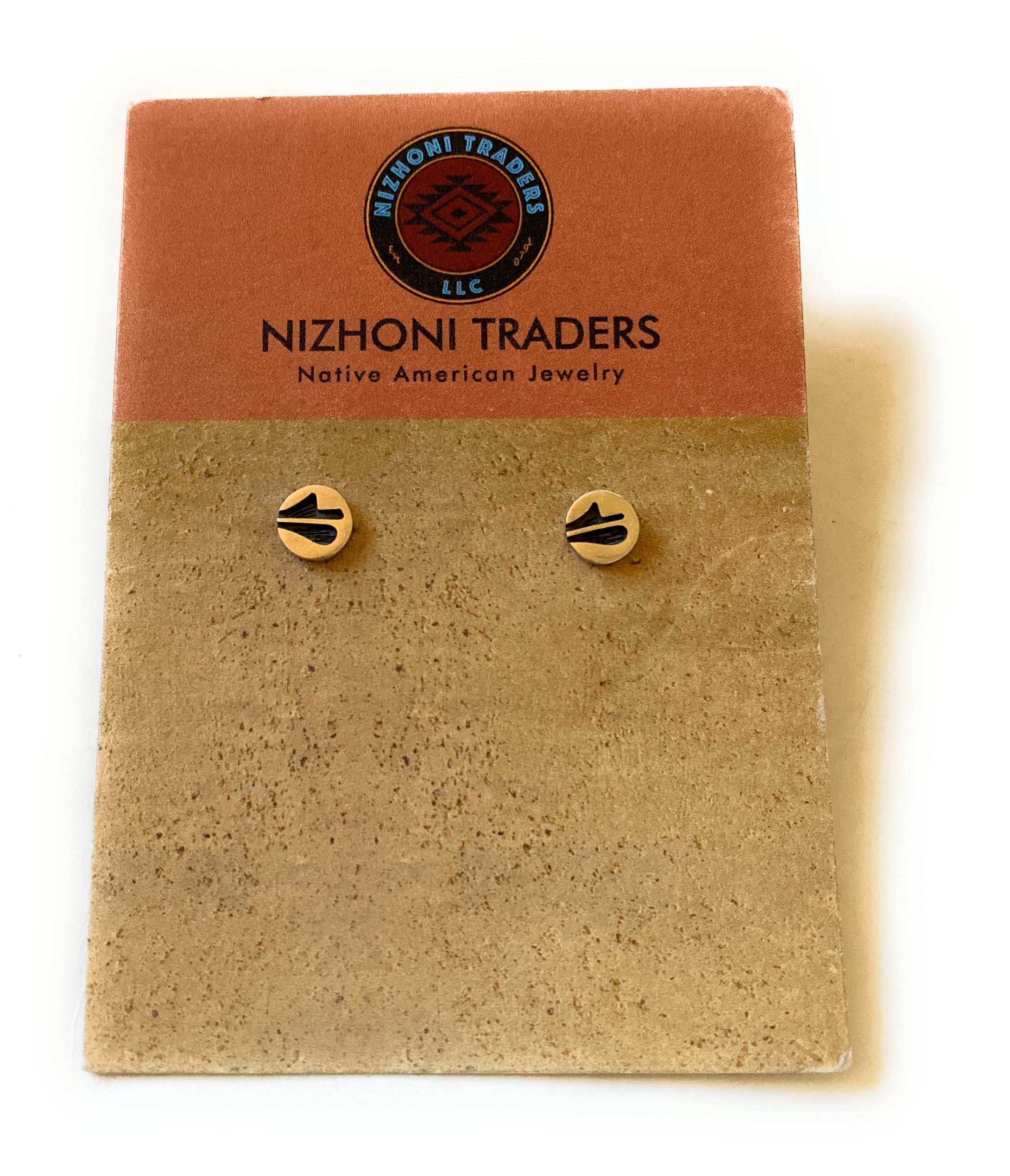 Hopi Overlaid Sterling Silver Stud Earrings