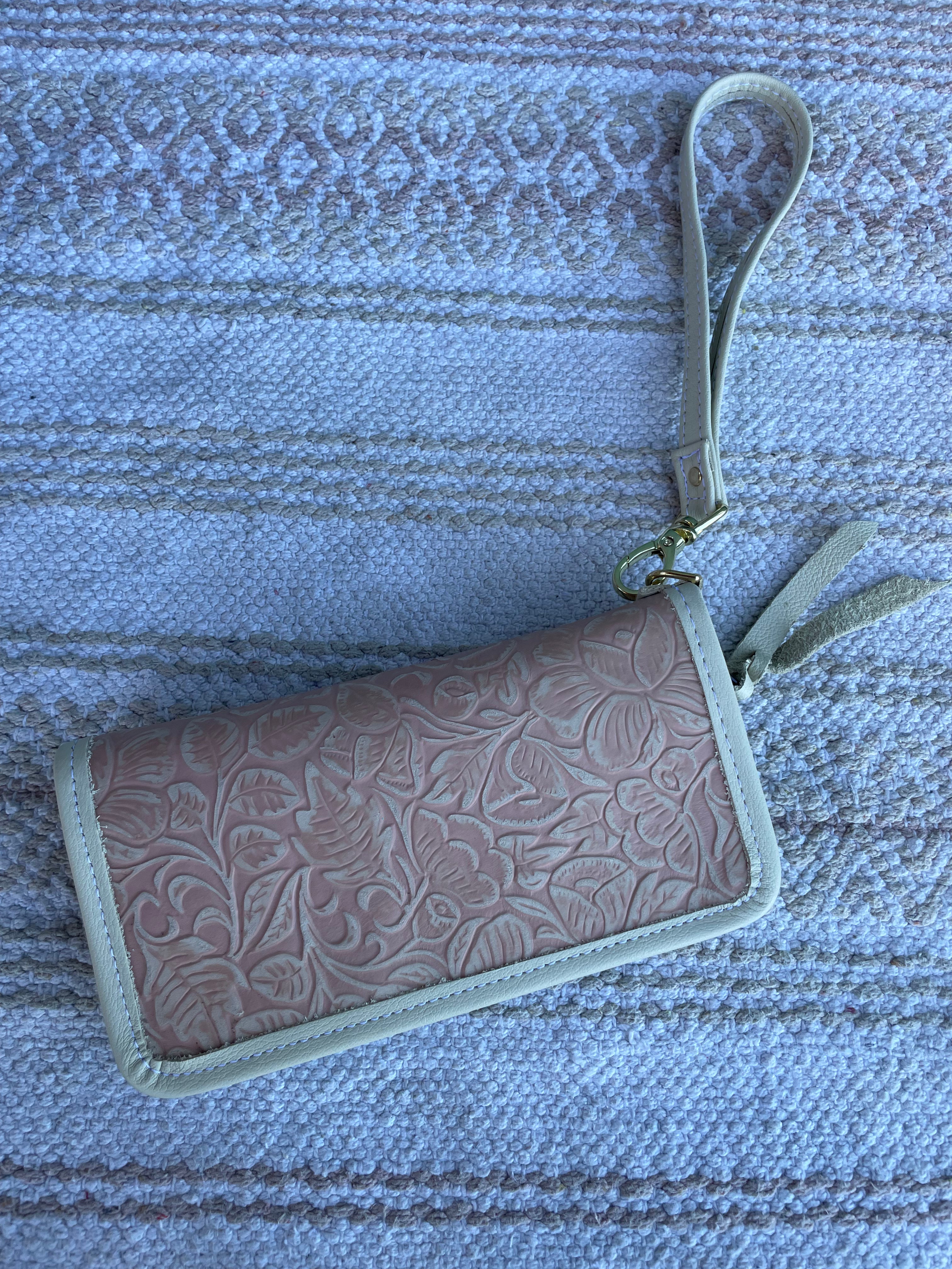 Handmade Rose Leather Wallet