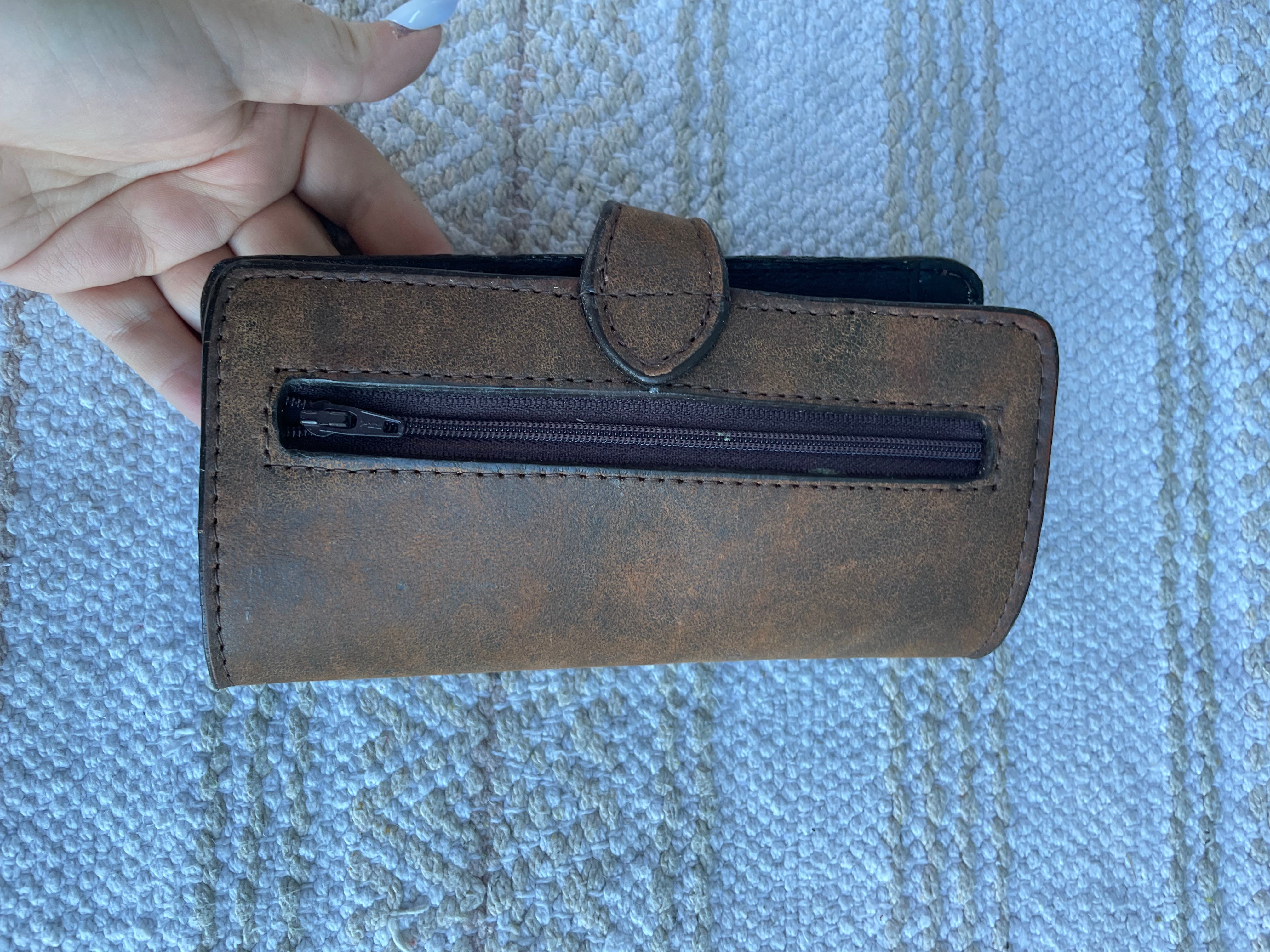 Handmade Brown Leather Wallet