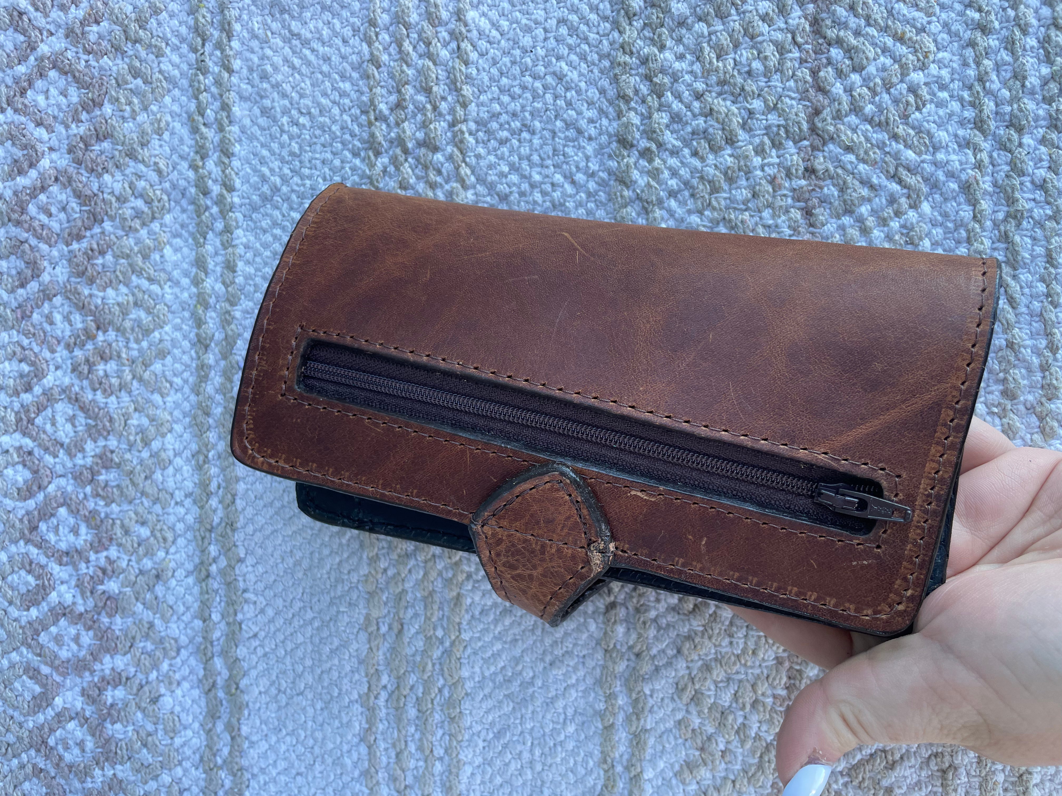 Handmade Brown Leather Wallet