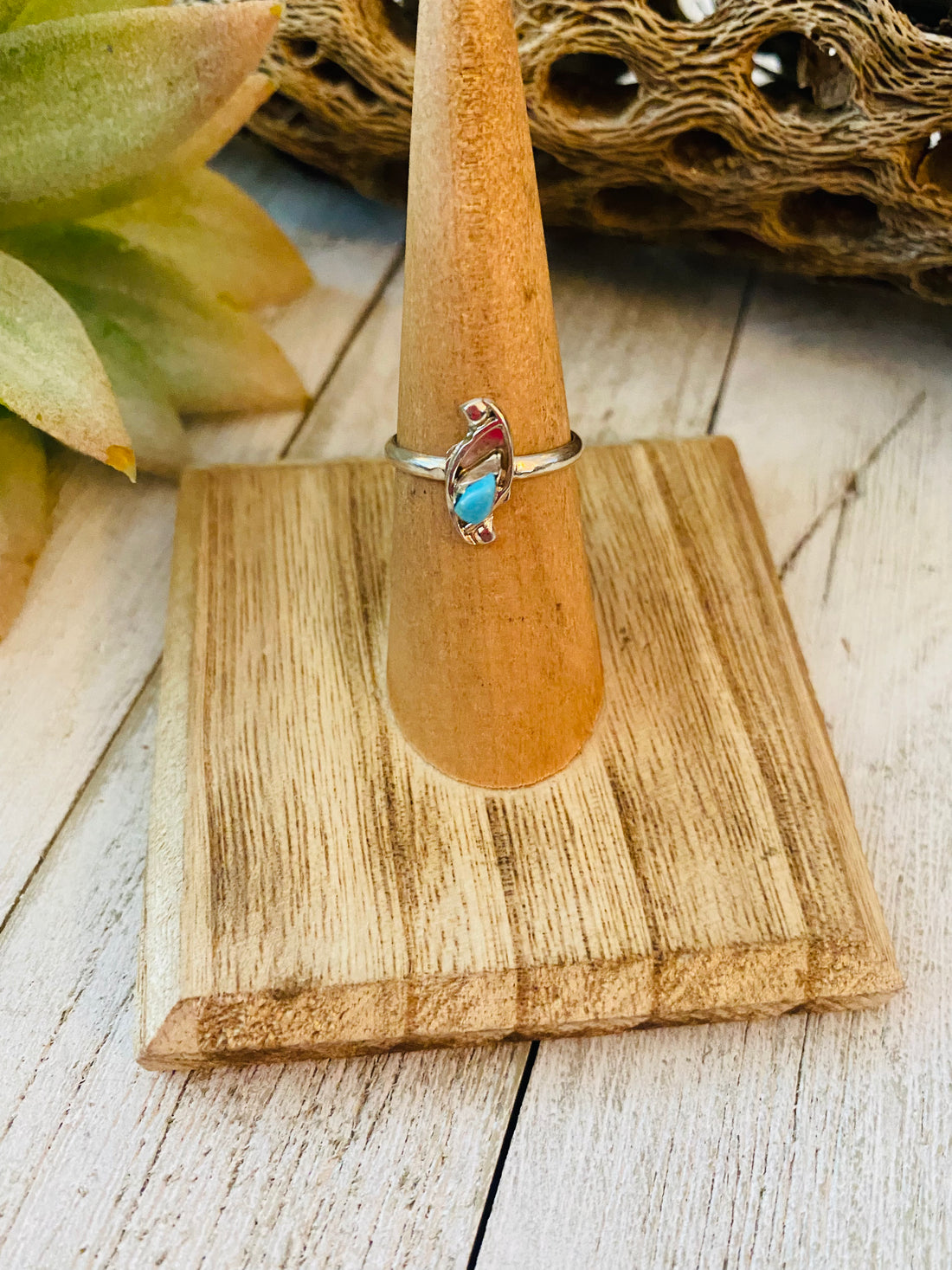 Handcrafted Sterling Silver & Turquoise Ring