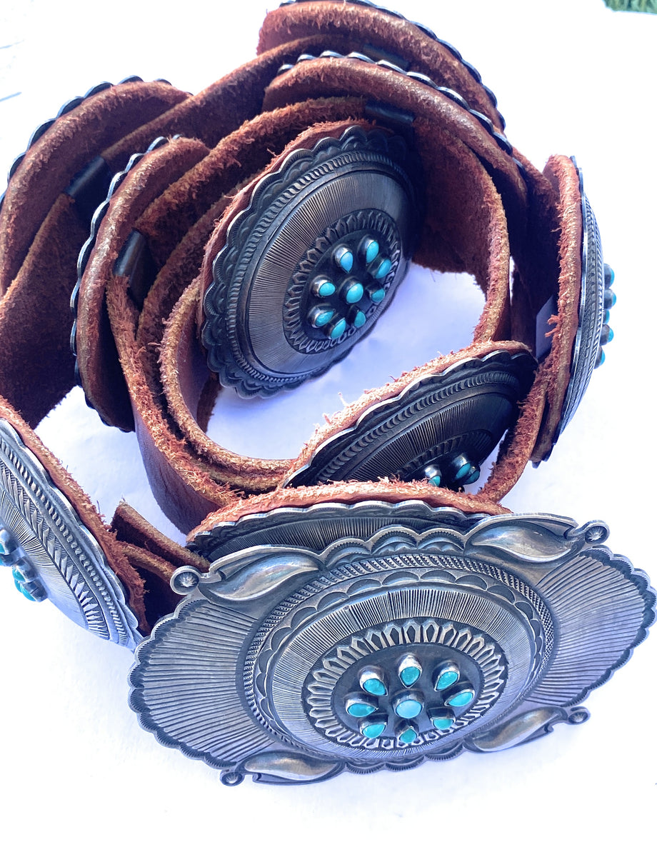 Turquoise Stone Conchos for Leather Goods - China Concho and China Concho  price