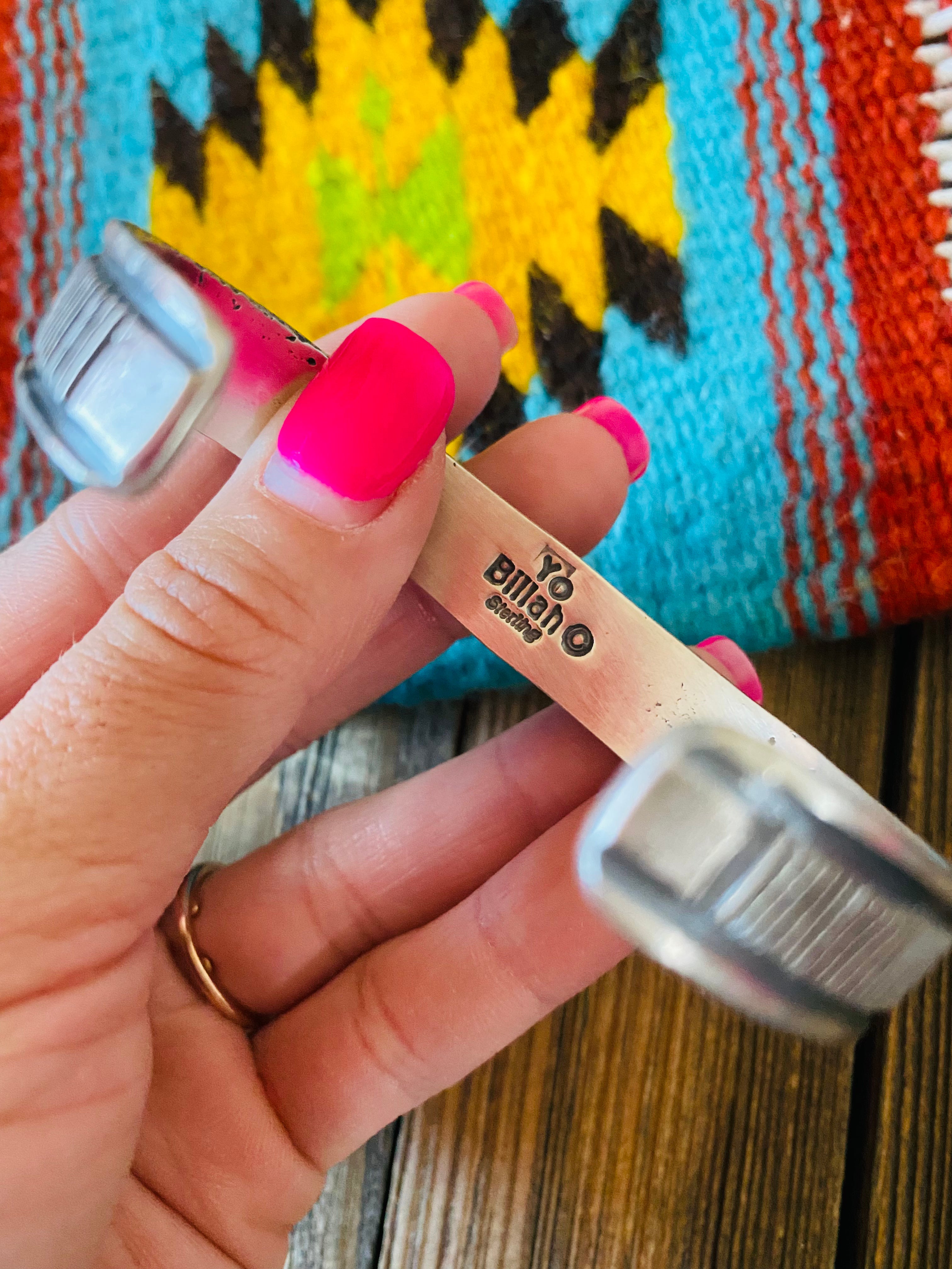 Navajo Turquoise & Sterling Silver Cuff Bracelet