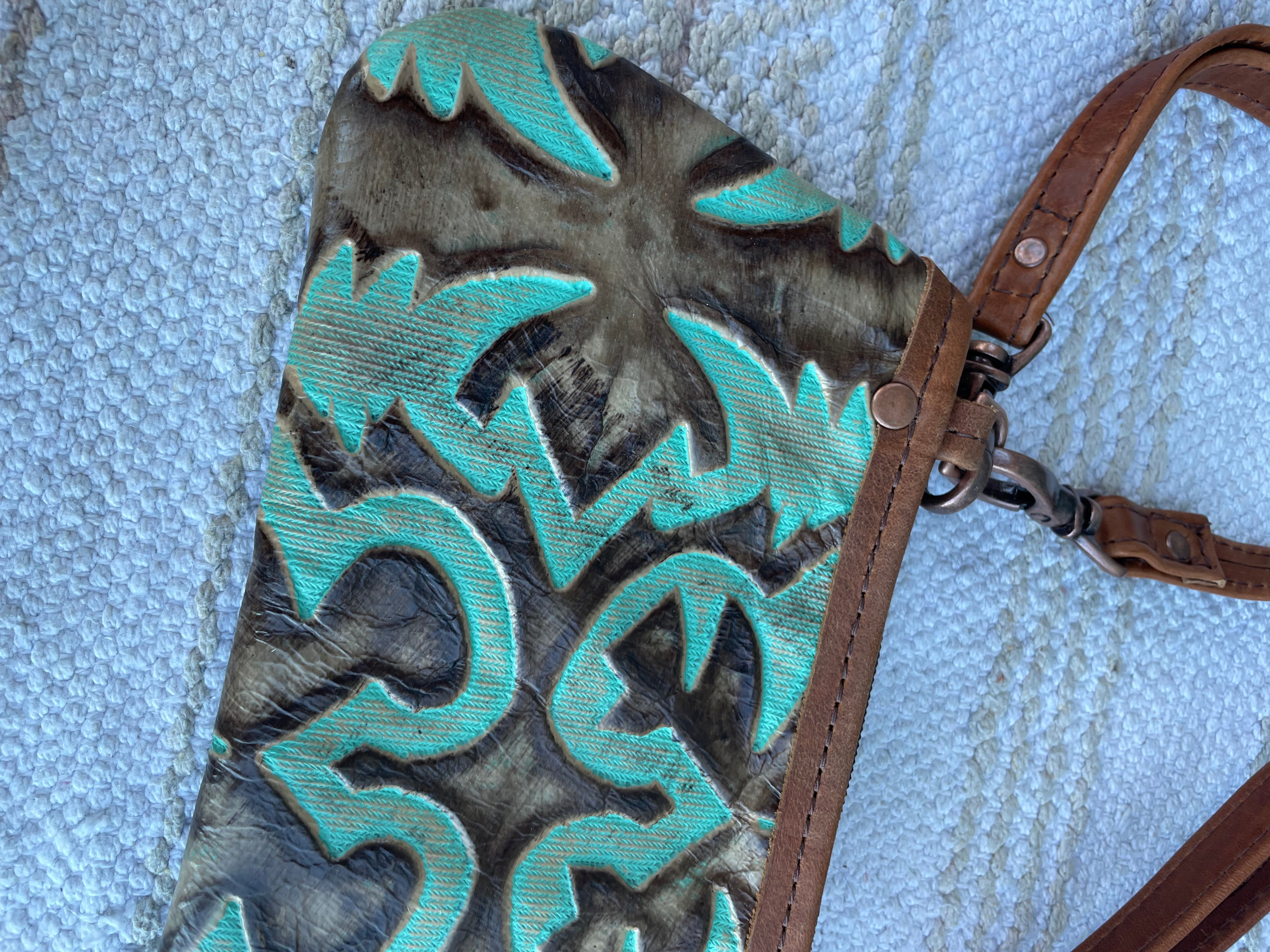 Handmade Leather Clutch Purse