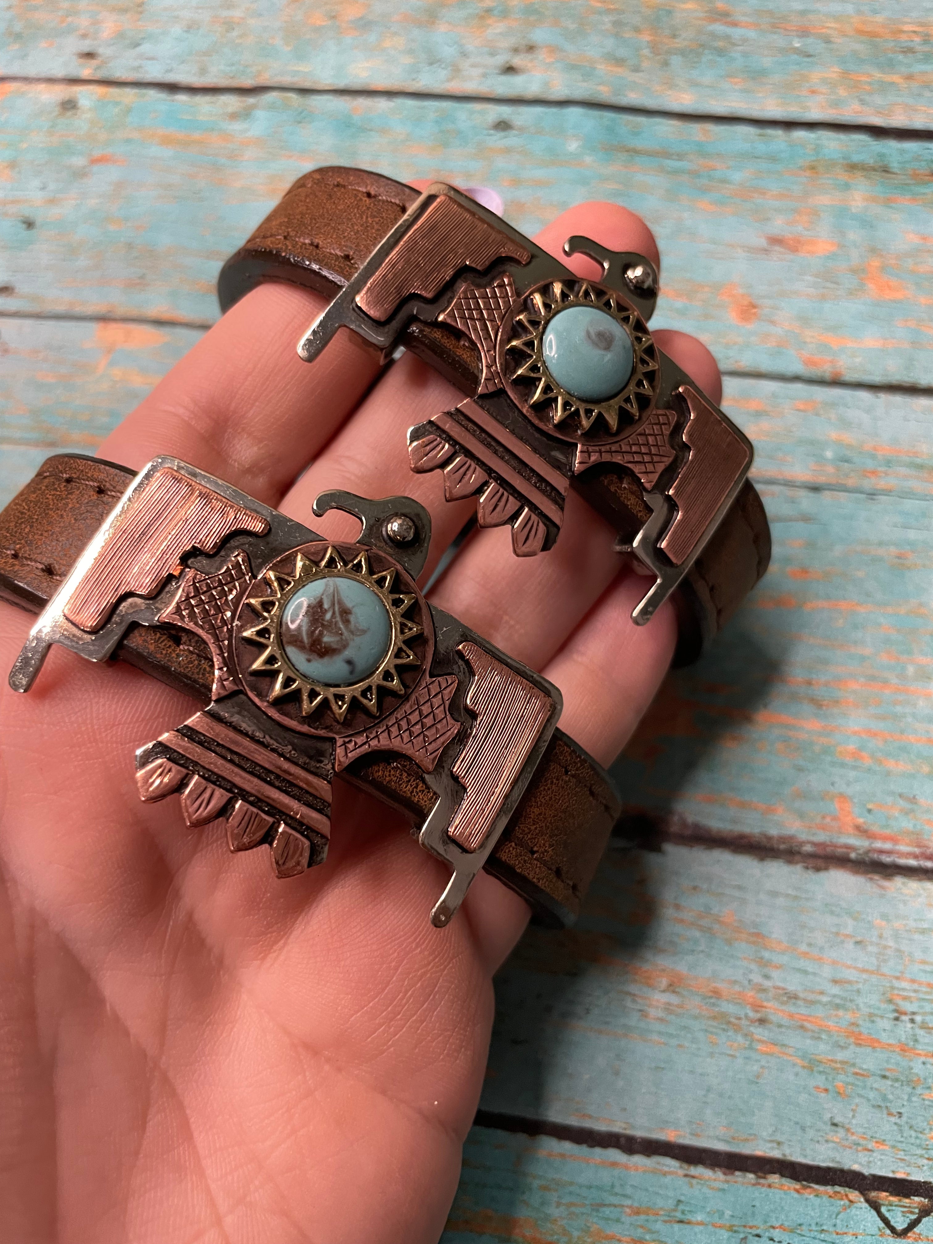 Handmade Brown Leather Bracelet