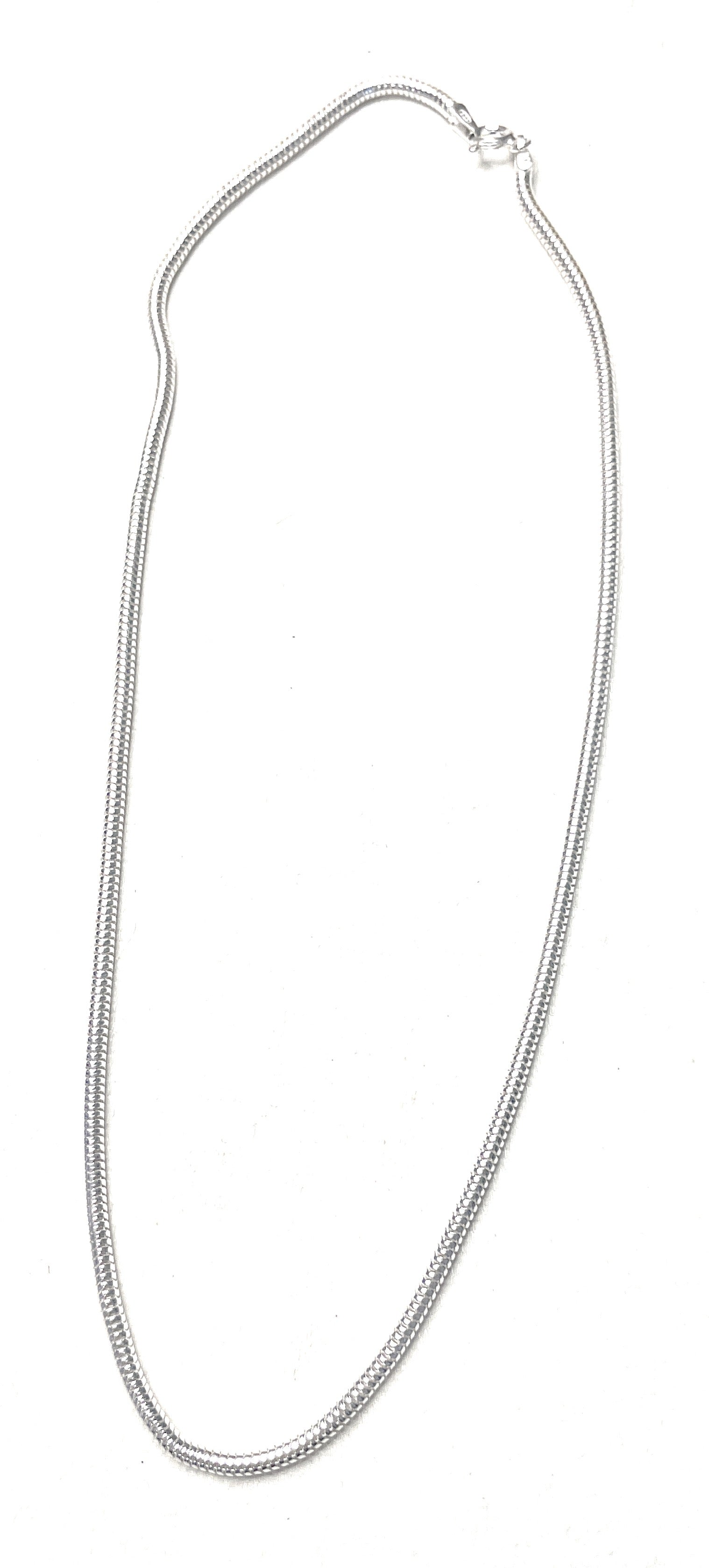 Sterling Silver 16 Inch Snake Chain 2.4mm