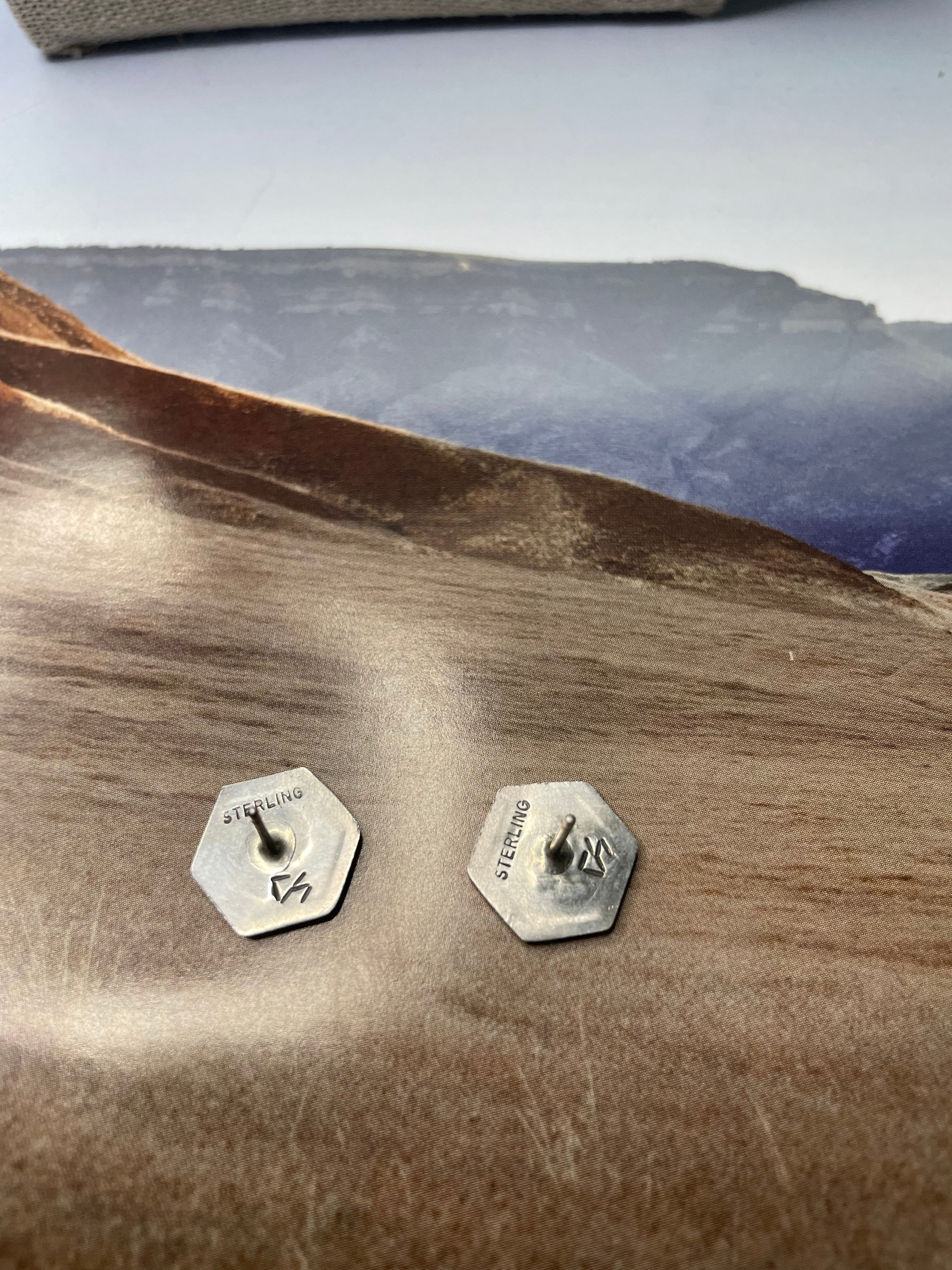 Hopi Sterling Silver Stud Earrings