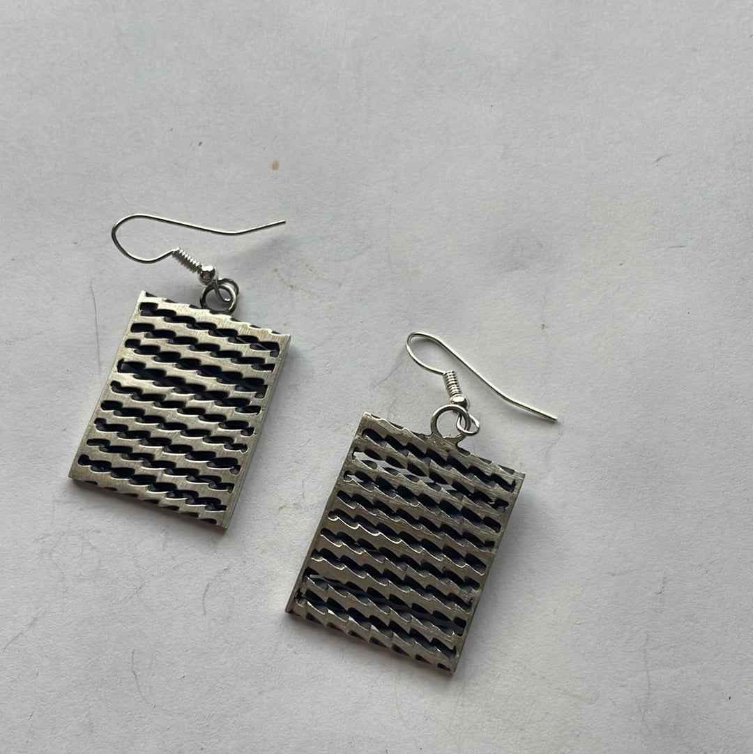 Navajo Sterling Silver Dangle Earrings