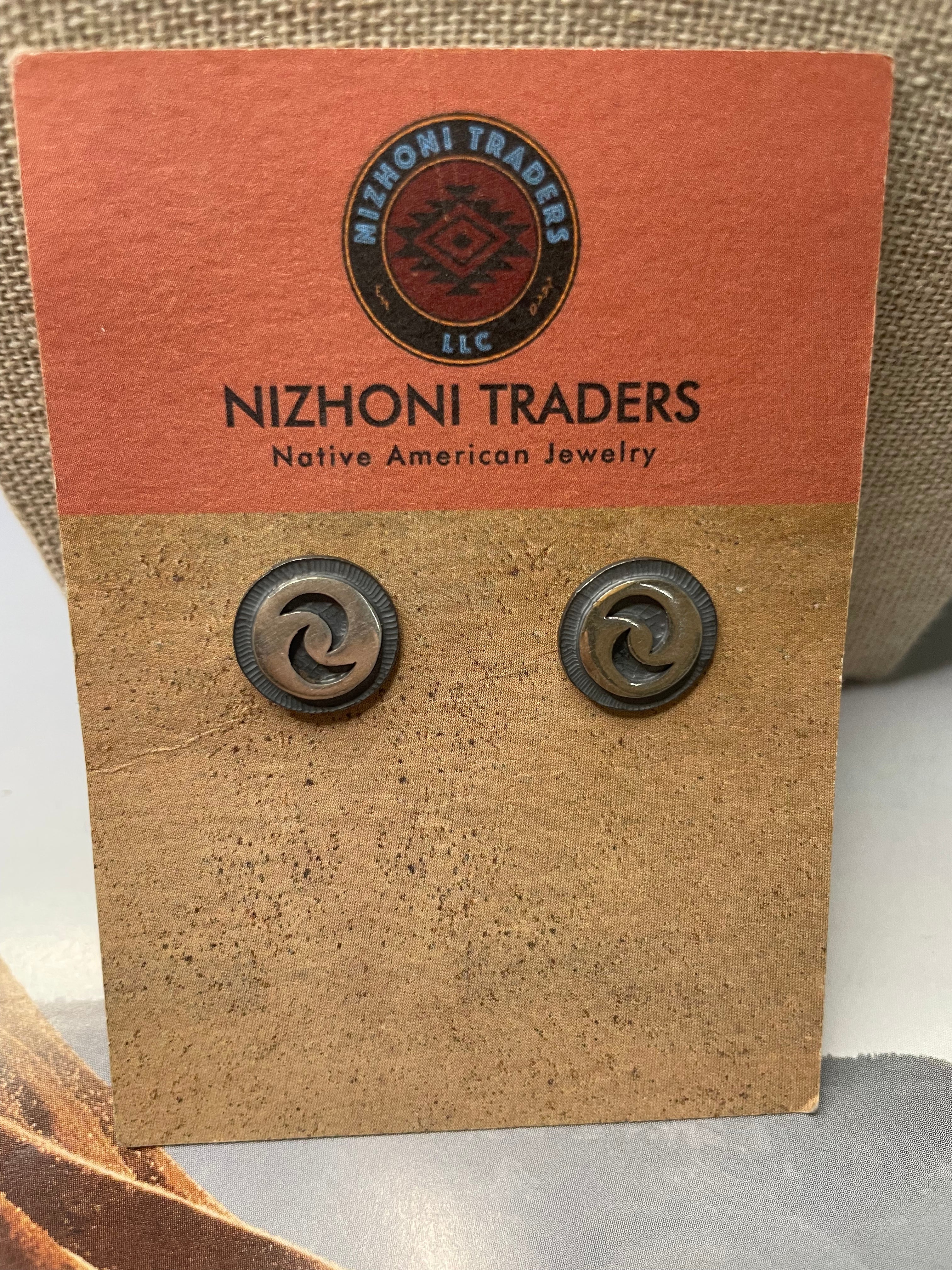 Hopi Sterling Silver Stud Earrings