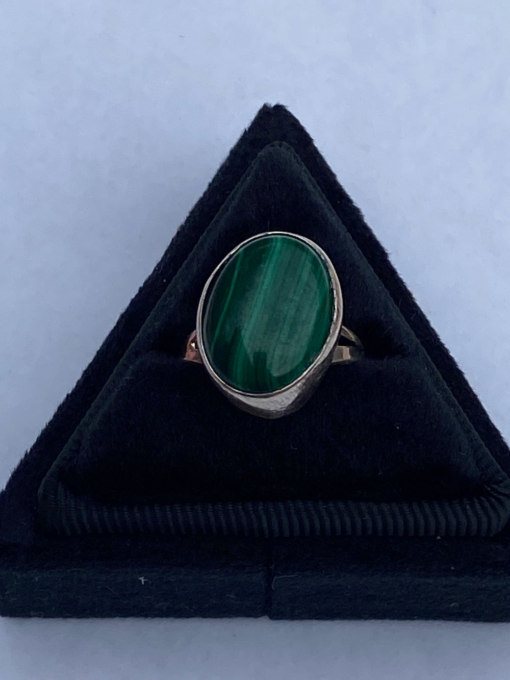 Handcrafted Malachite & Sterling Silver Rings