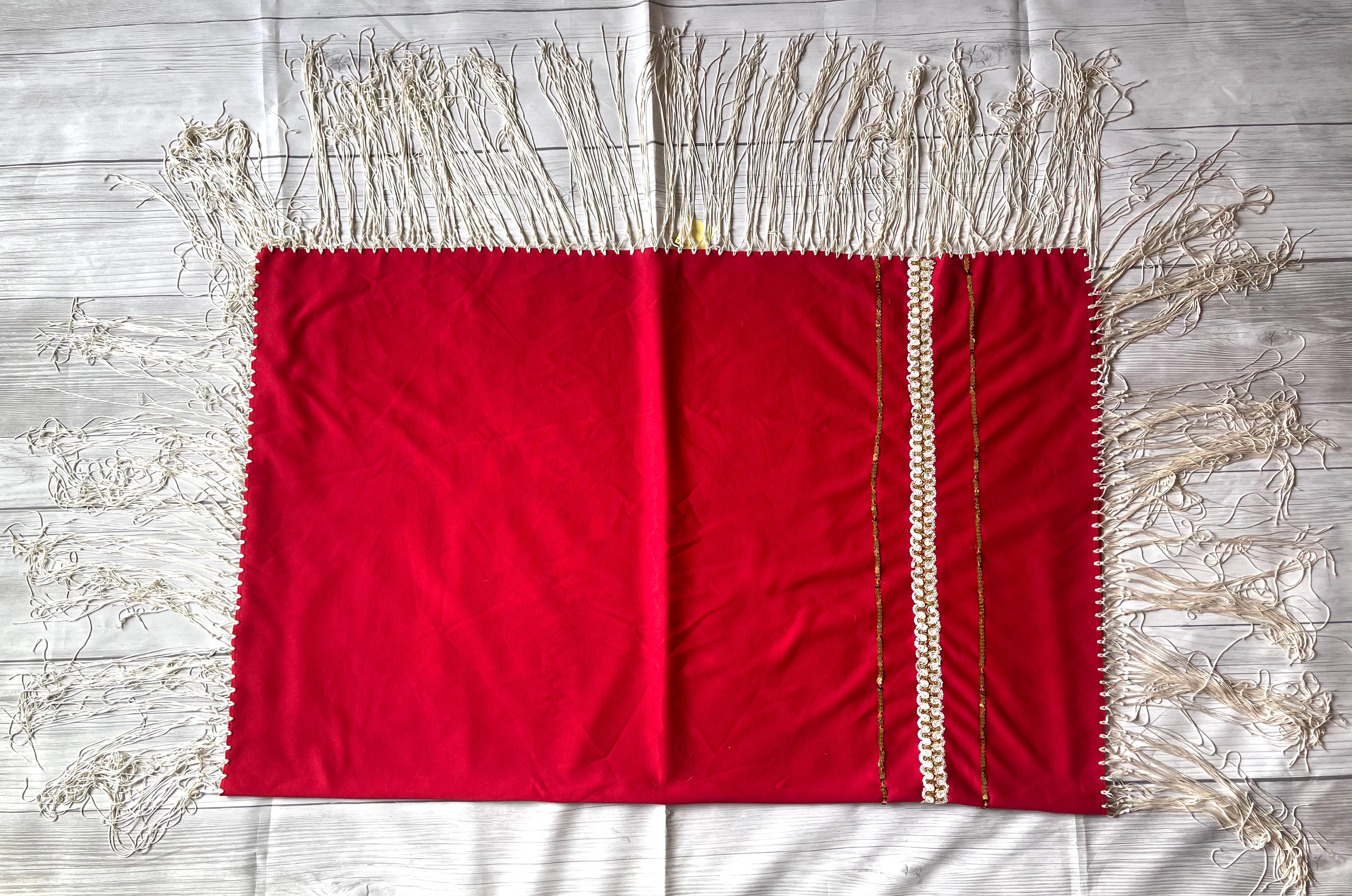 Navajo Old Pawn Red Vintage Blanket