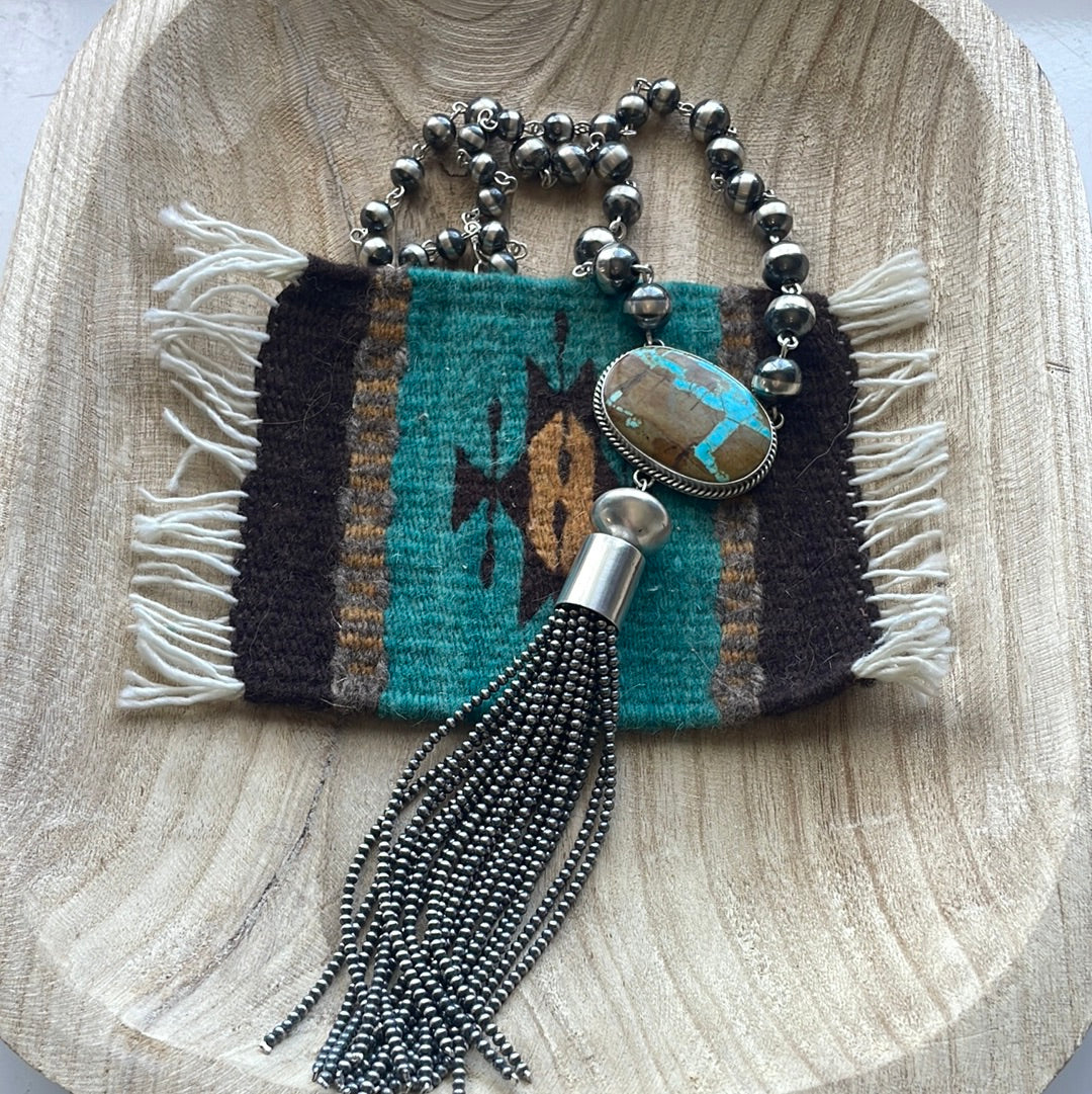 Jasper Turquoise Navajo Beaded Necklace | Yellowstone Spirit Southwest -  Objects of Beauty
