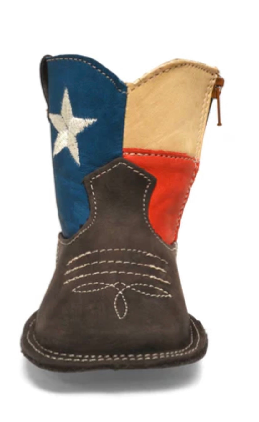 Western Leather infant Baby Boots Lone Star