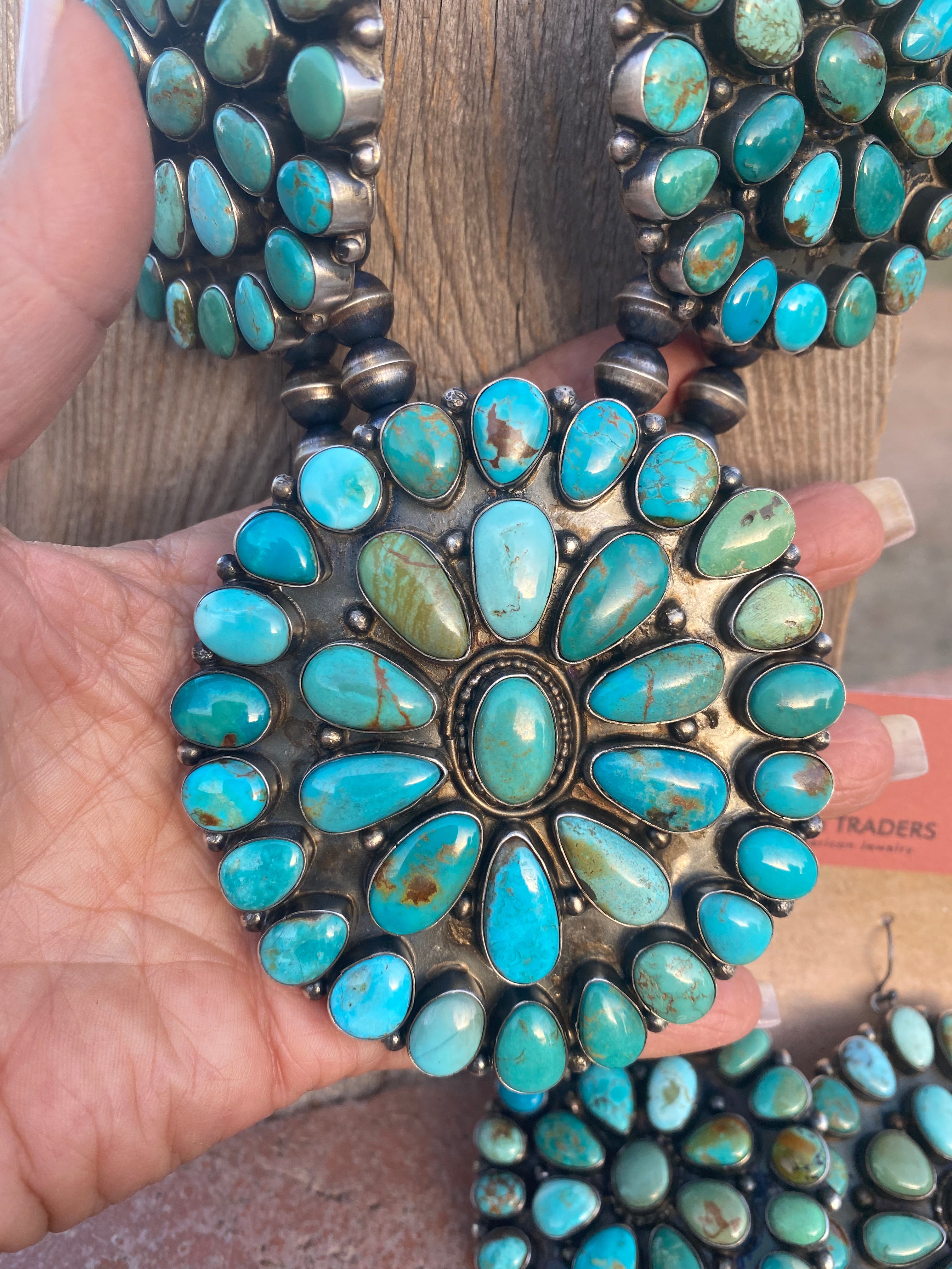 Ella Peters Royston Turquoise Statement Necklace Set