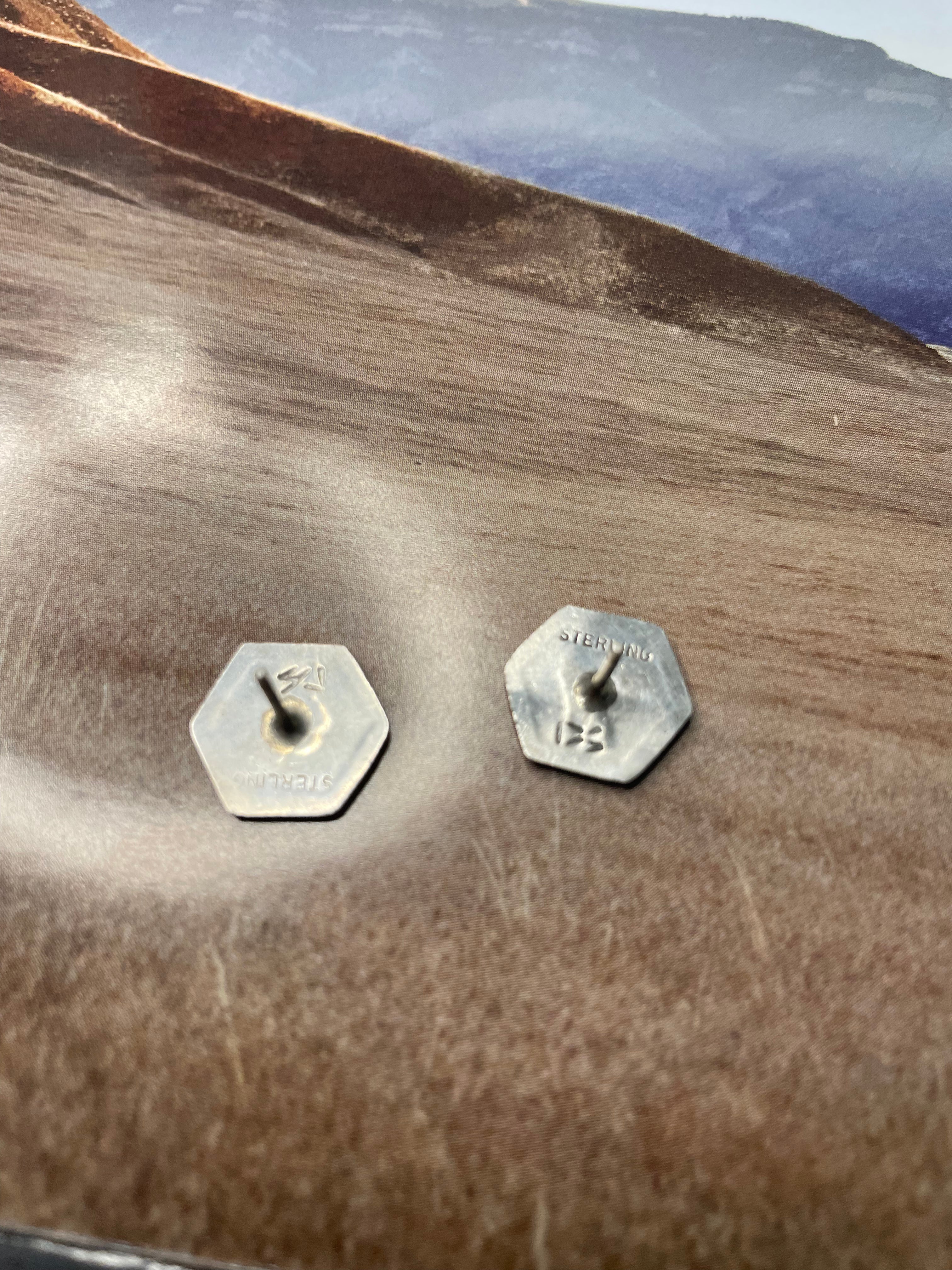 Hopi Sterling Silver Stud Earrings