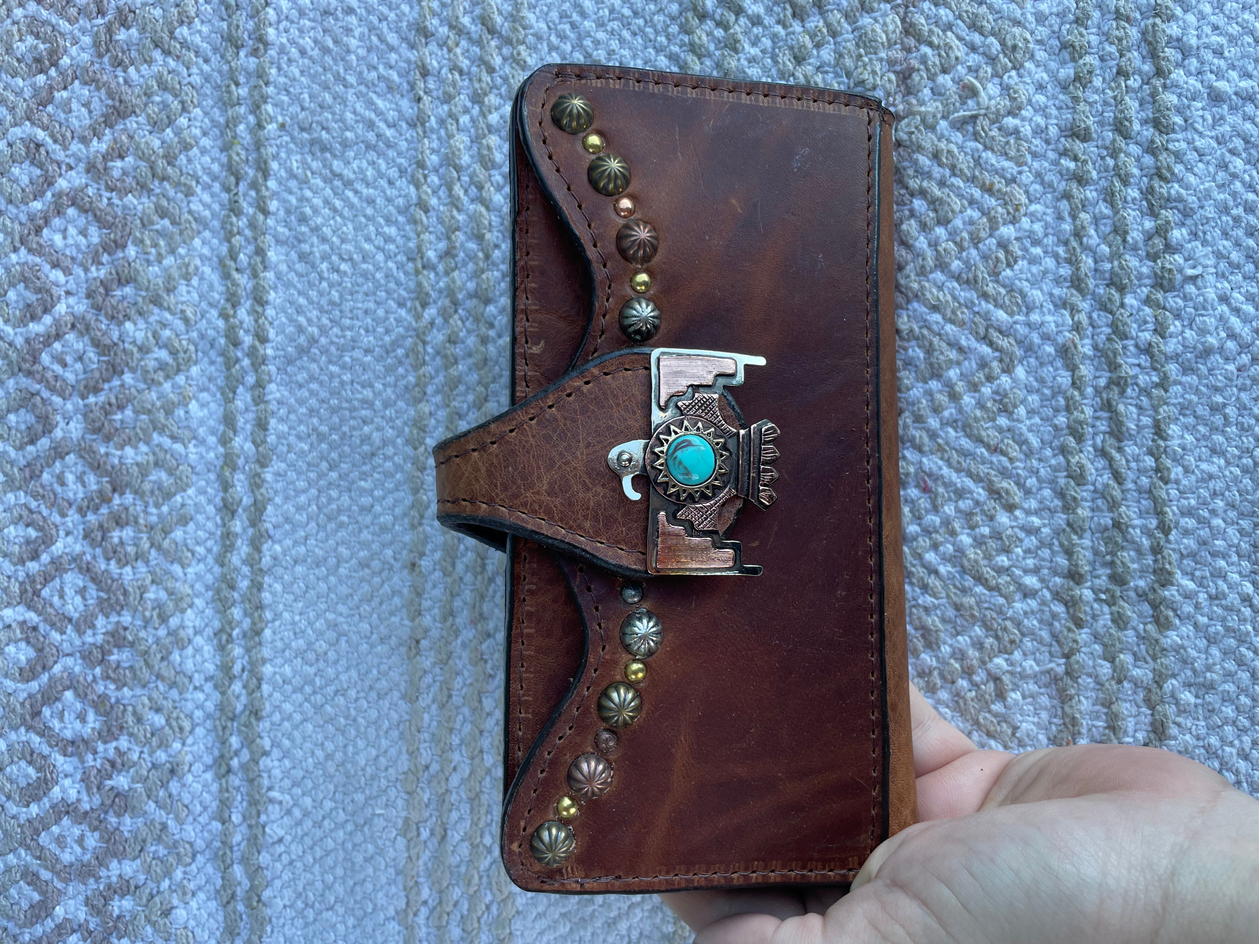 Handmade Brown Leather Wallet