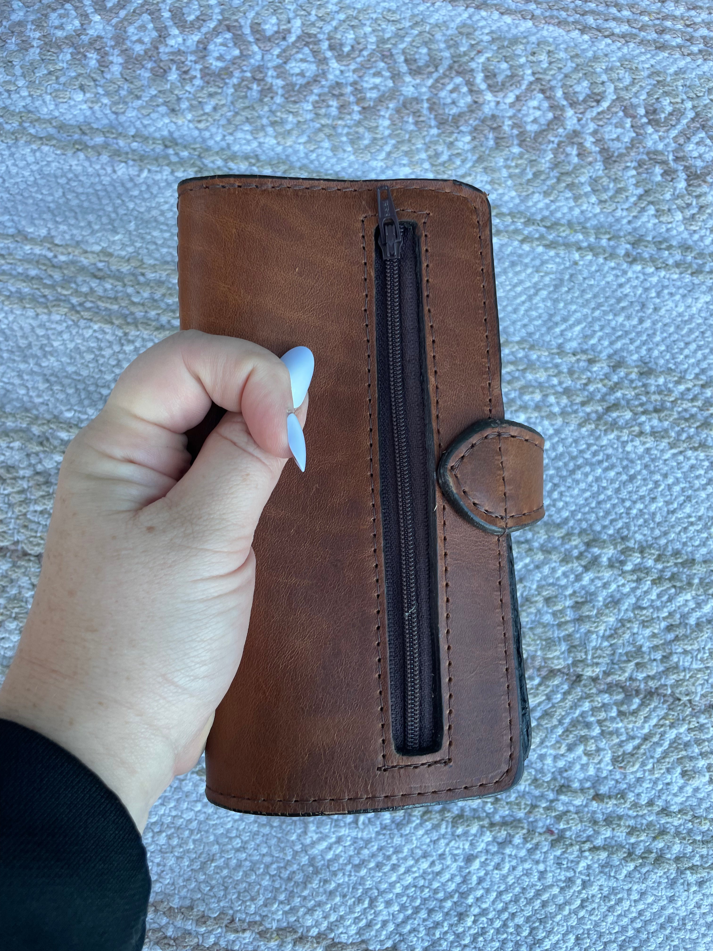 Handmade Brown Leather Wallet