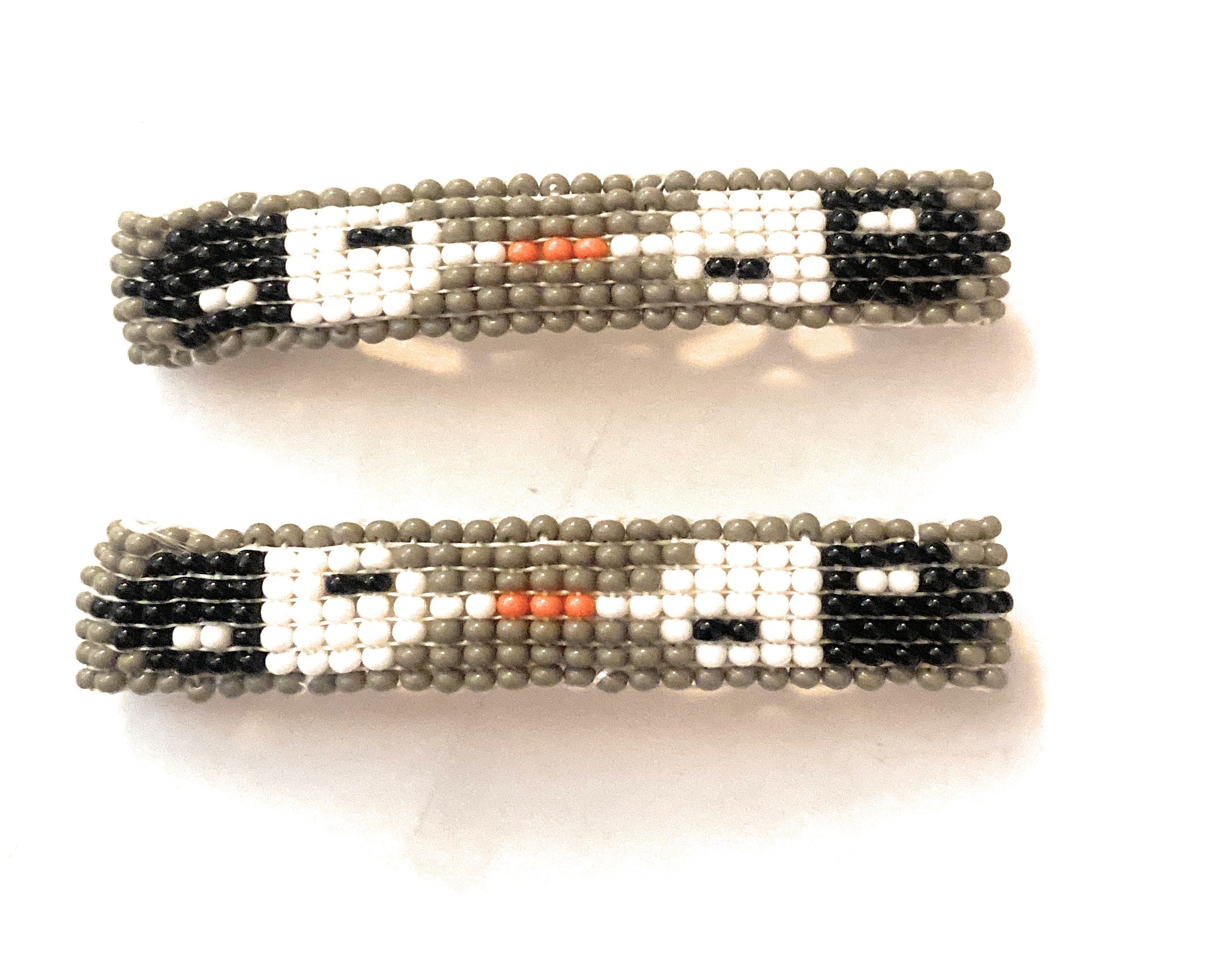 Navajo Handmade Beaded Barrette Set