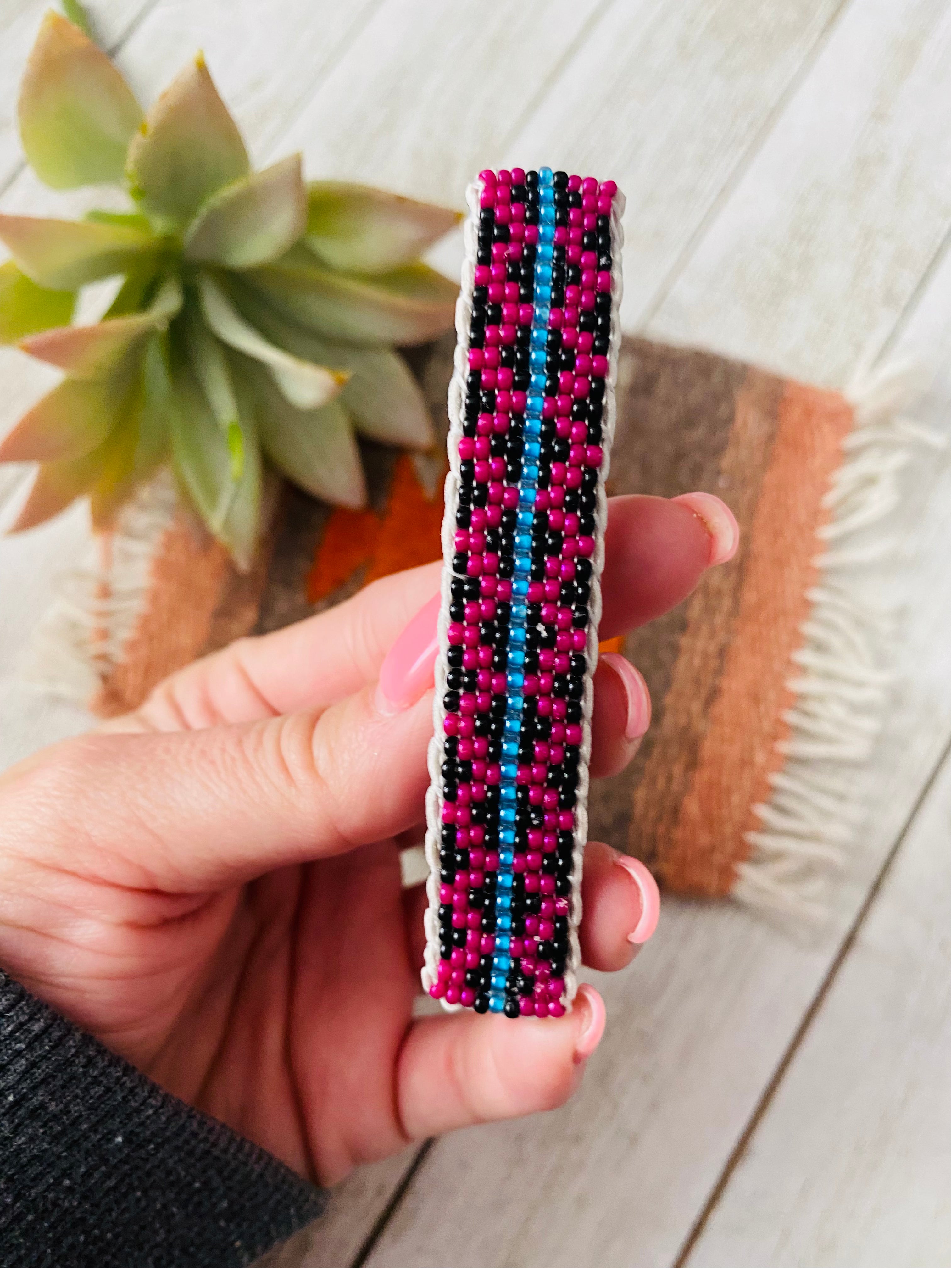 Navajo Handmade Beaded Barrette