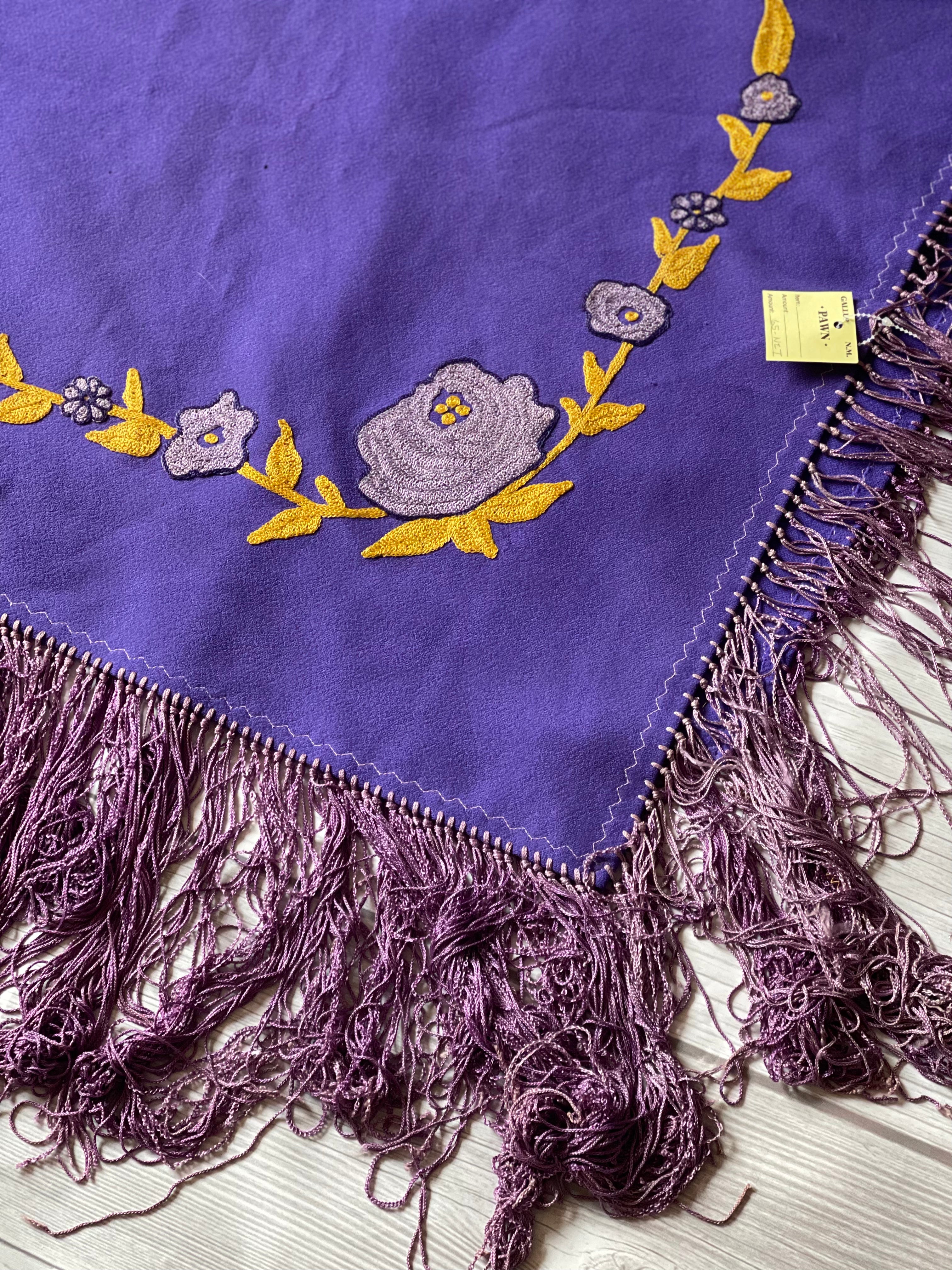 Navajo Old Pawn Purple Vintage Blanket