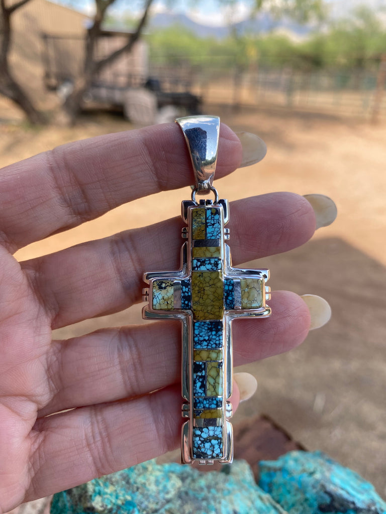 Navajo cross deals pendant