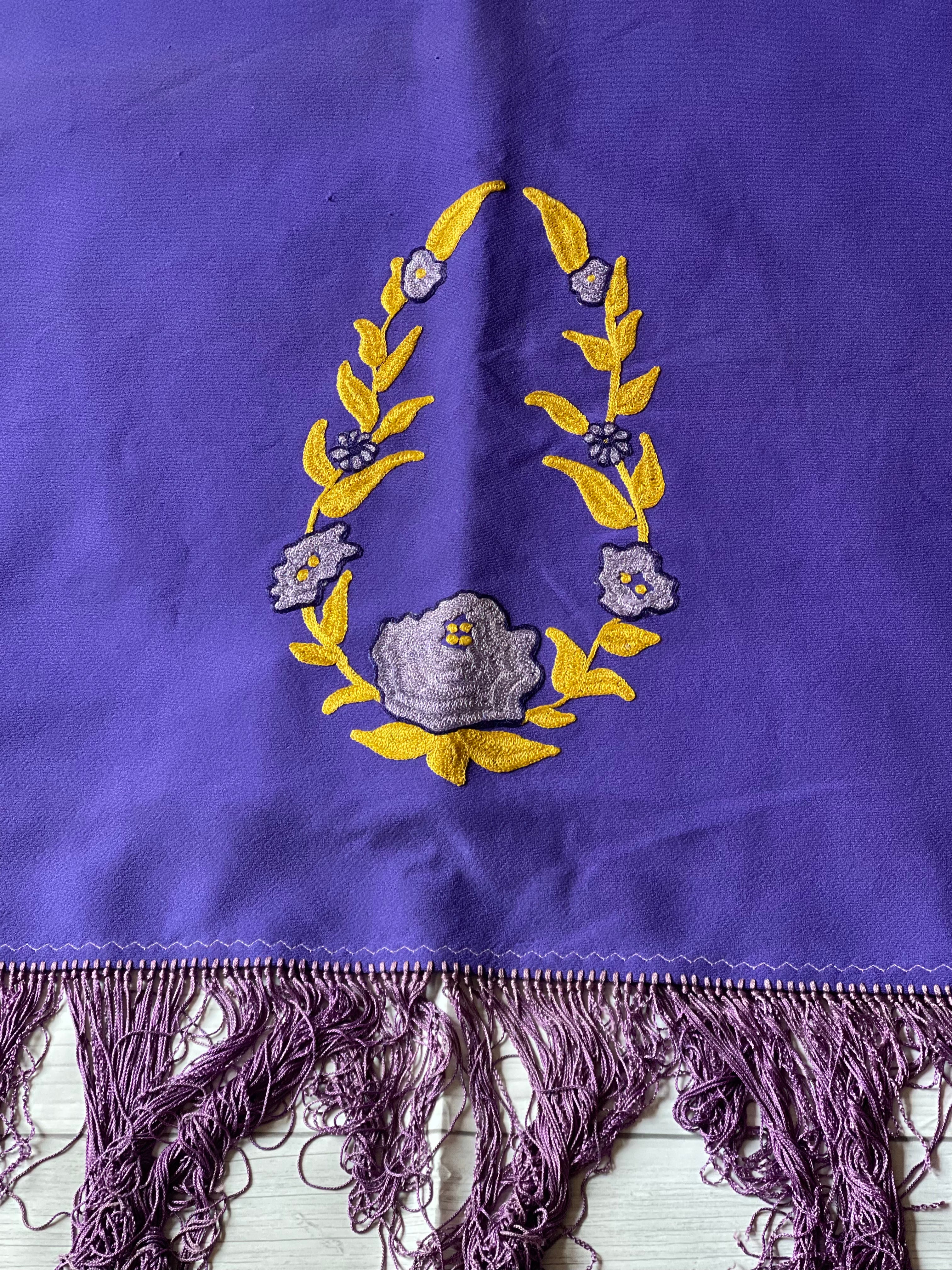 Navajo Old Pawn Purple Vintage Blanket